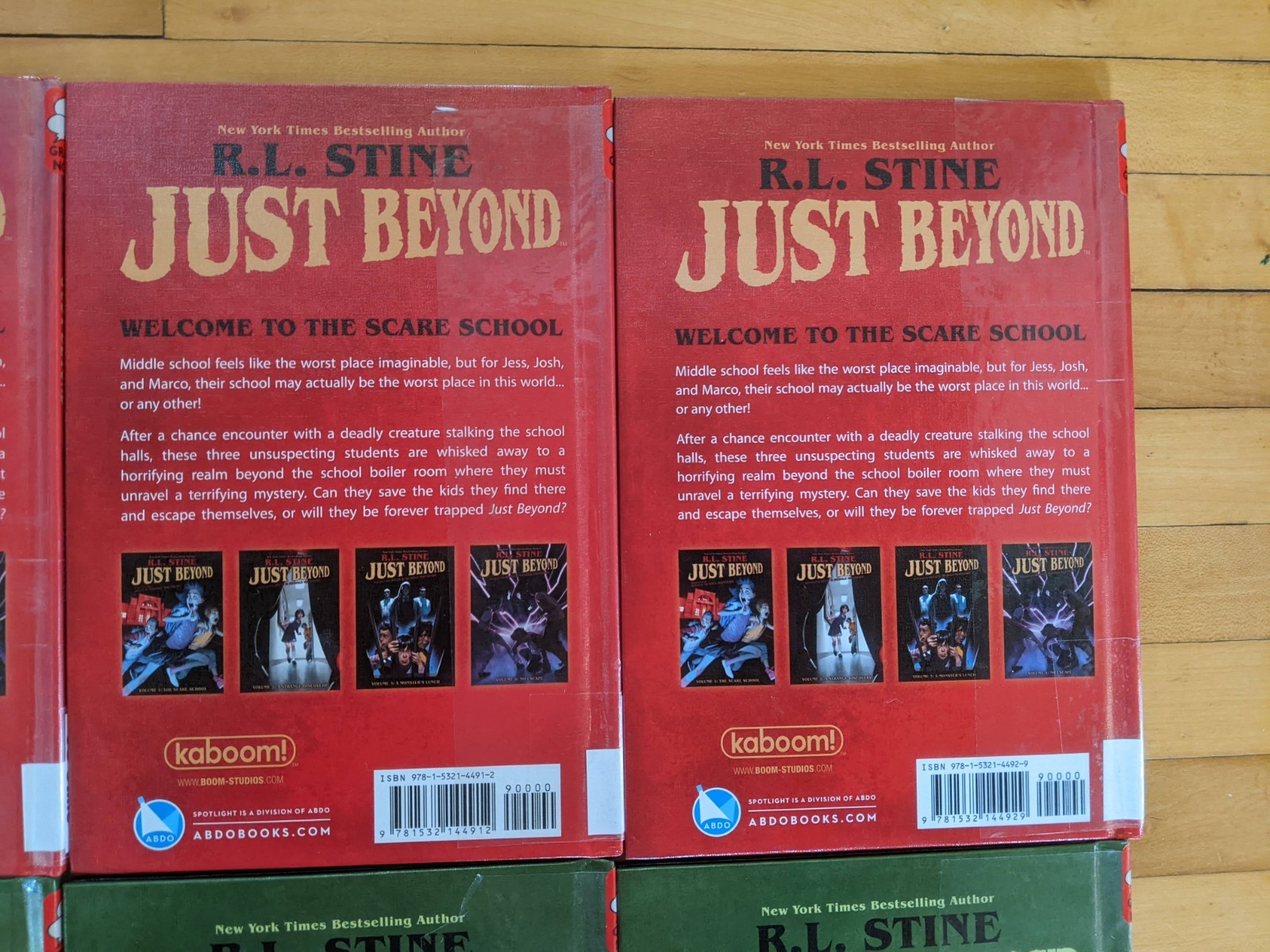 Lot of 8 R L Stine Just Beyond Series Graphic Novels Comics Teen 1 2 3 4 5 6 7 8