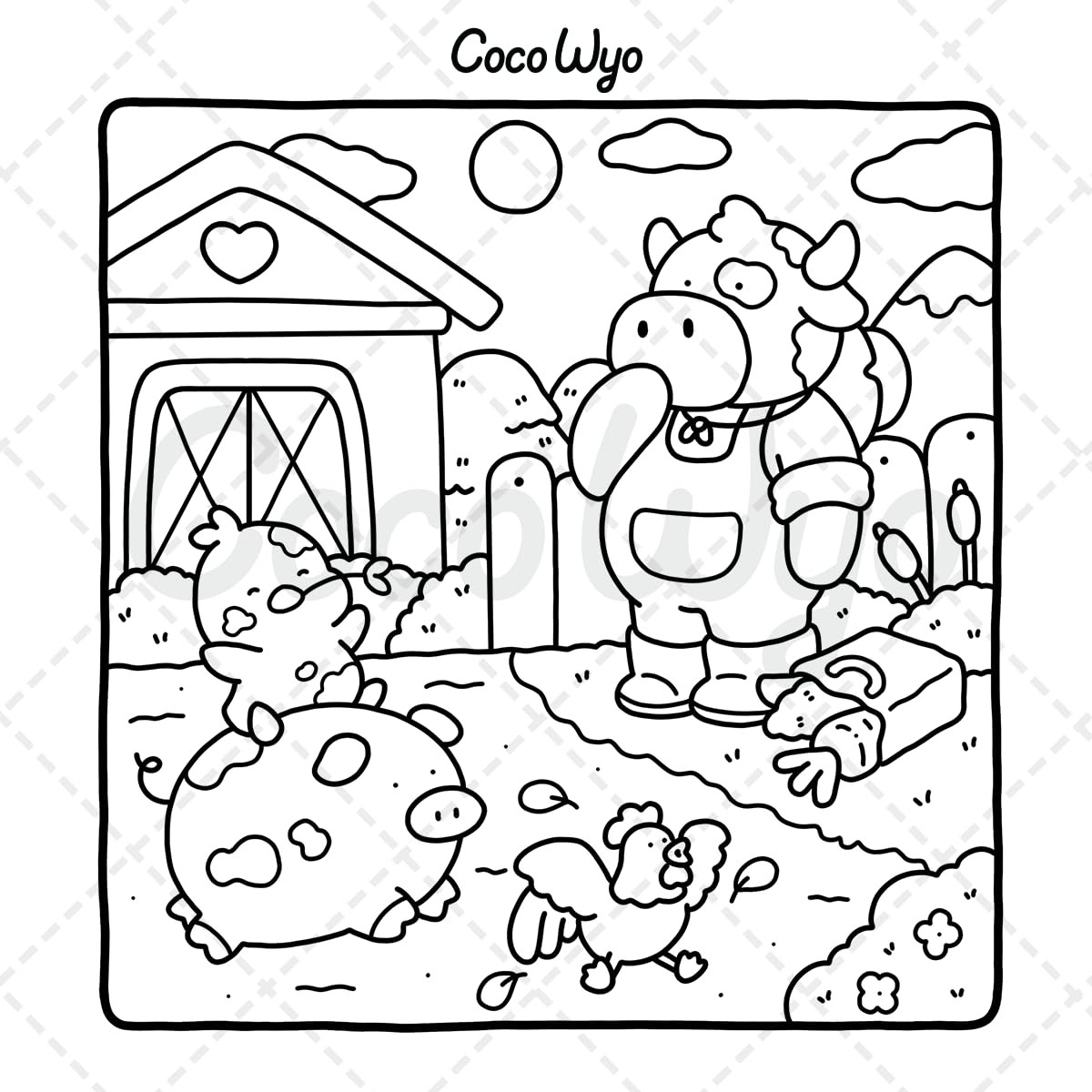 Little Cuddles by Coco Wyo: Coloring Book for Adults and Teens | Paperback