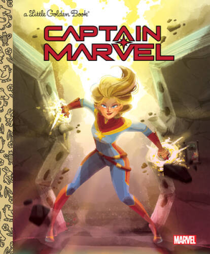 Captain Marvel Little Golden Book (Marvel) – Hardcover – VERY GOOD