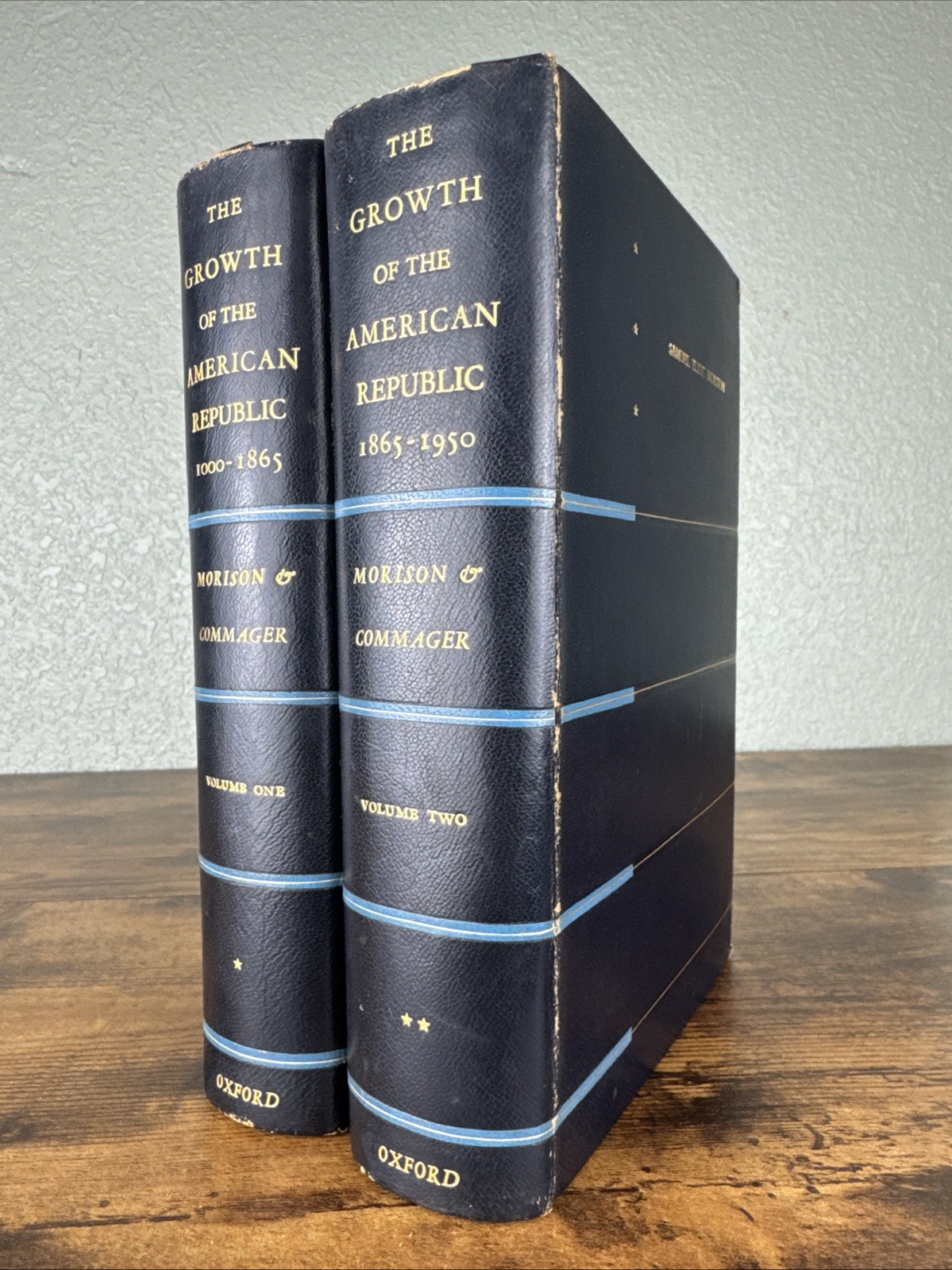 Growth of the American Republic 1950~Samuel Morison~LEATHER PRESENTATION COPY