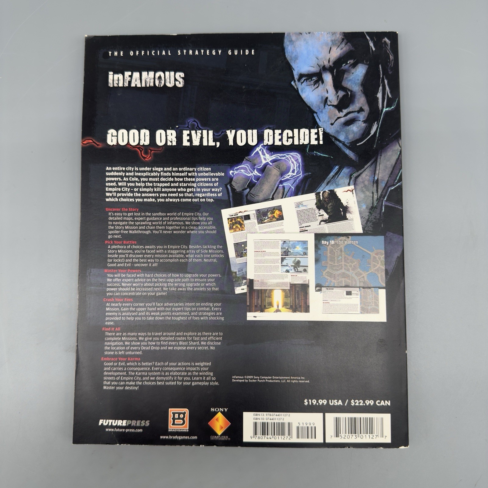 Infamous Official Strategy Guide by Future Press Paperback