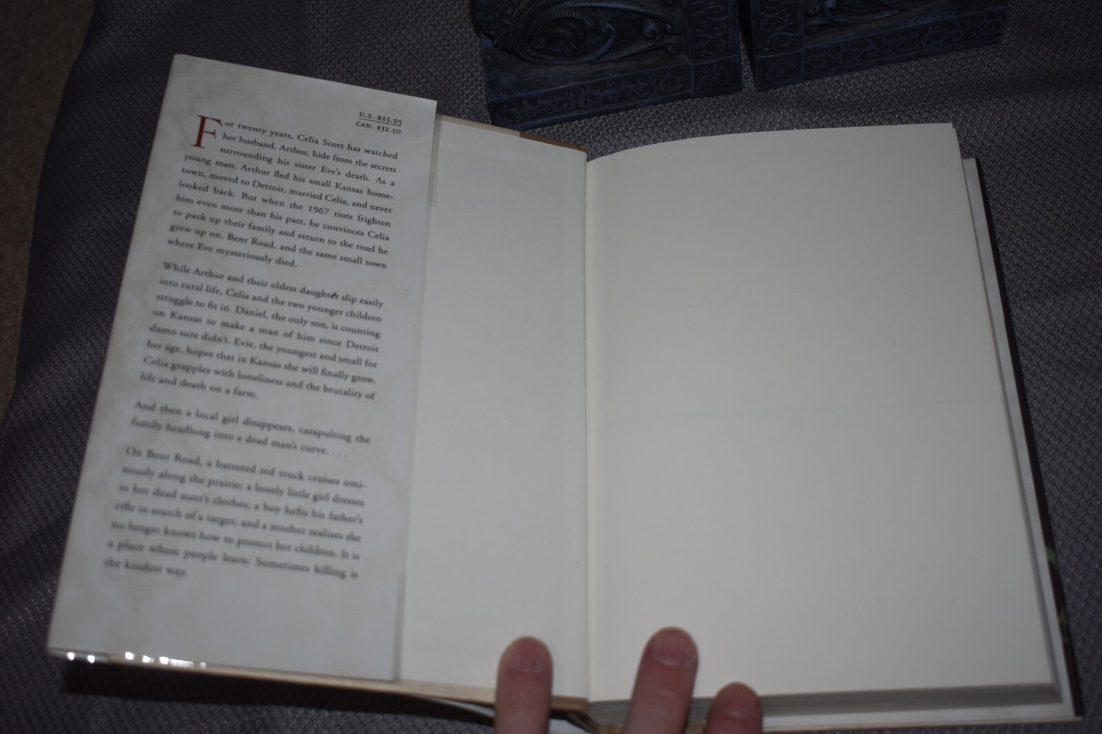 Bent Road by Lori Roy (1st Edition/First Print, signed, hardcover, dust jacket)