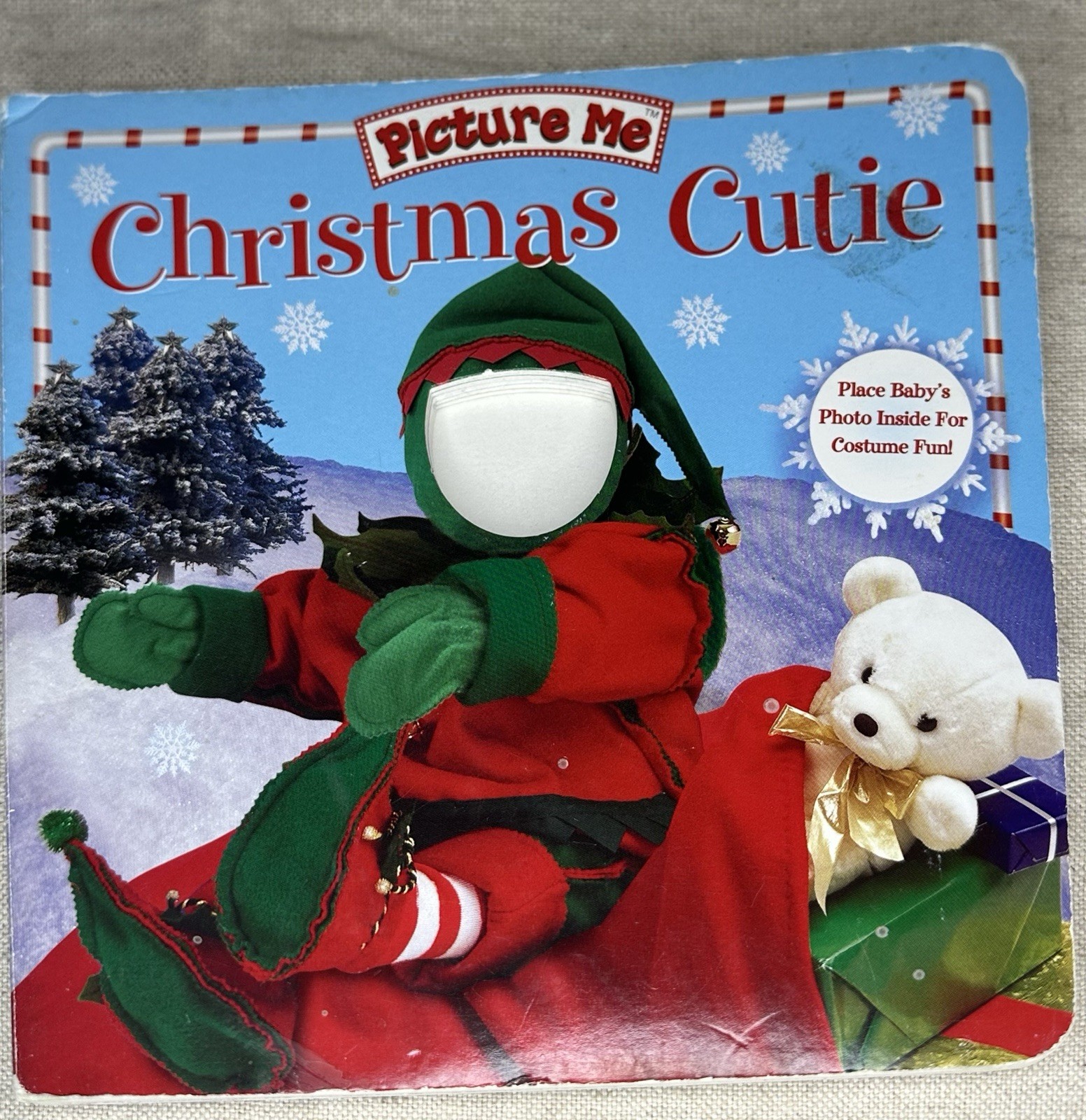 2001 Picture Me Christmas Cutie Picture Book Vintage Y2K
