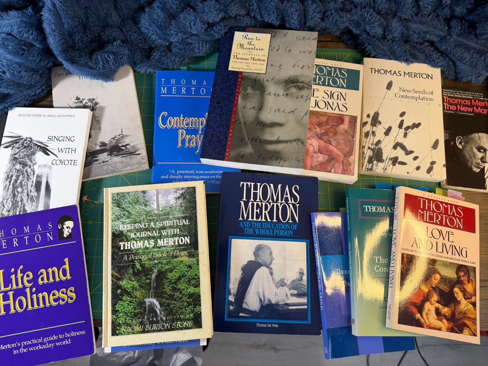 Books by and about Thomas Merton Lot of 16 Vintage Monk Monastic Zen Catholic