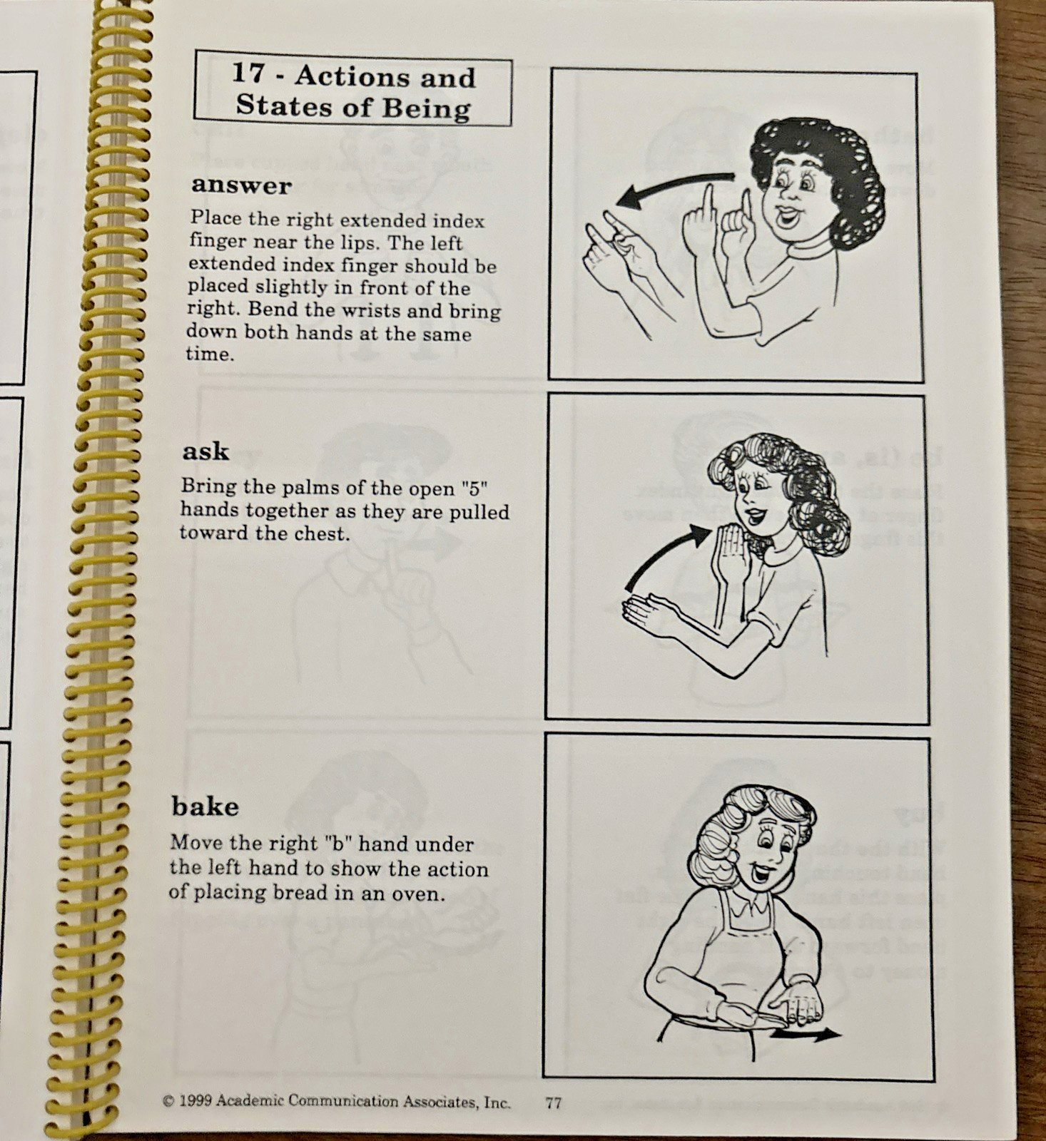 Sign Language for Special Learners, spiral bound, academic communications