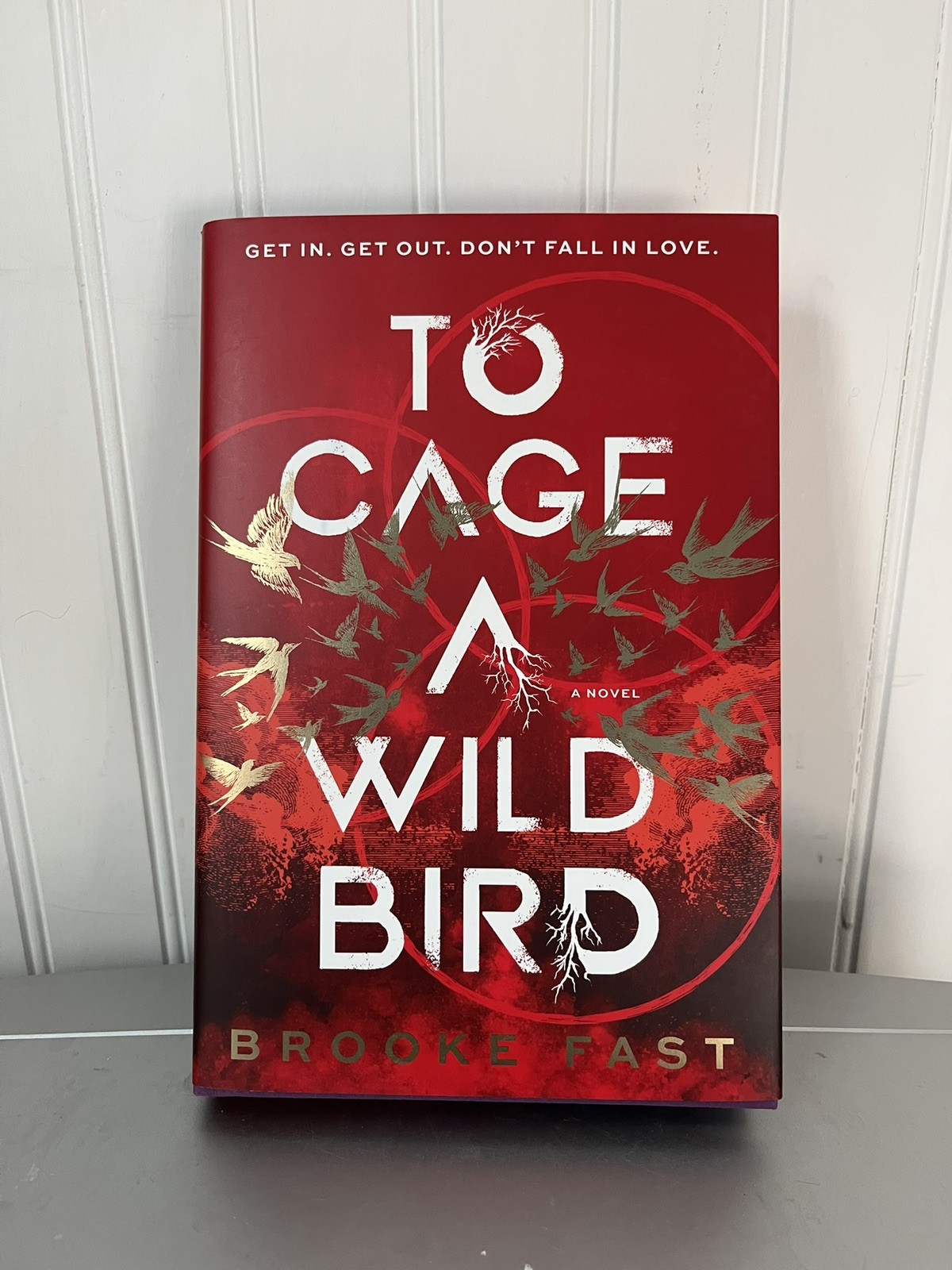To Cage a Wild Bird by Brooke Fast Hardcover Book