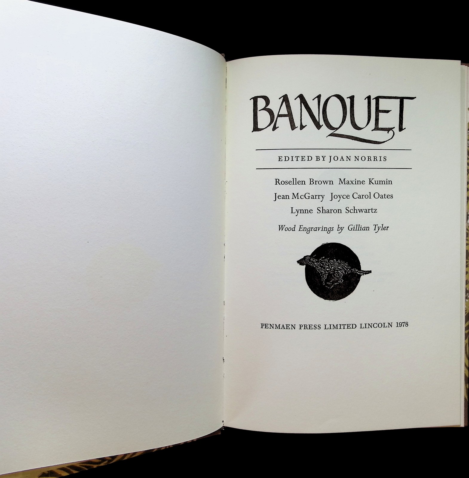 Banquet Five Short Stories 1978 Signed Limited Edition #24 HC Slip Case Vintage