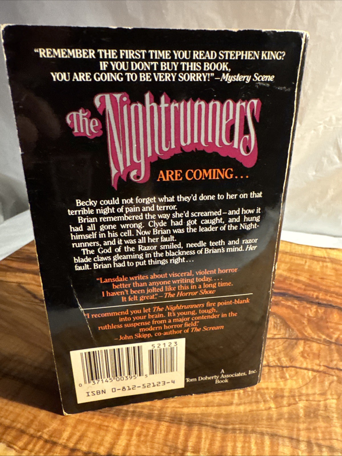 The Nightrunners by Joe R. Lansdale PB 1987 Pre-Owned