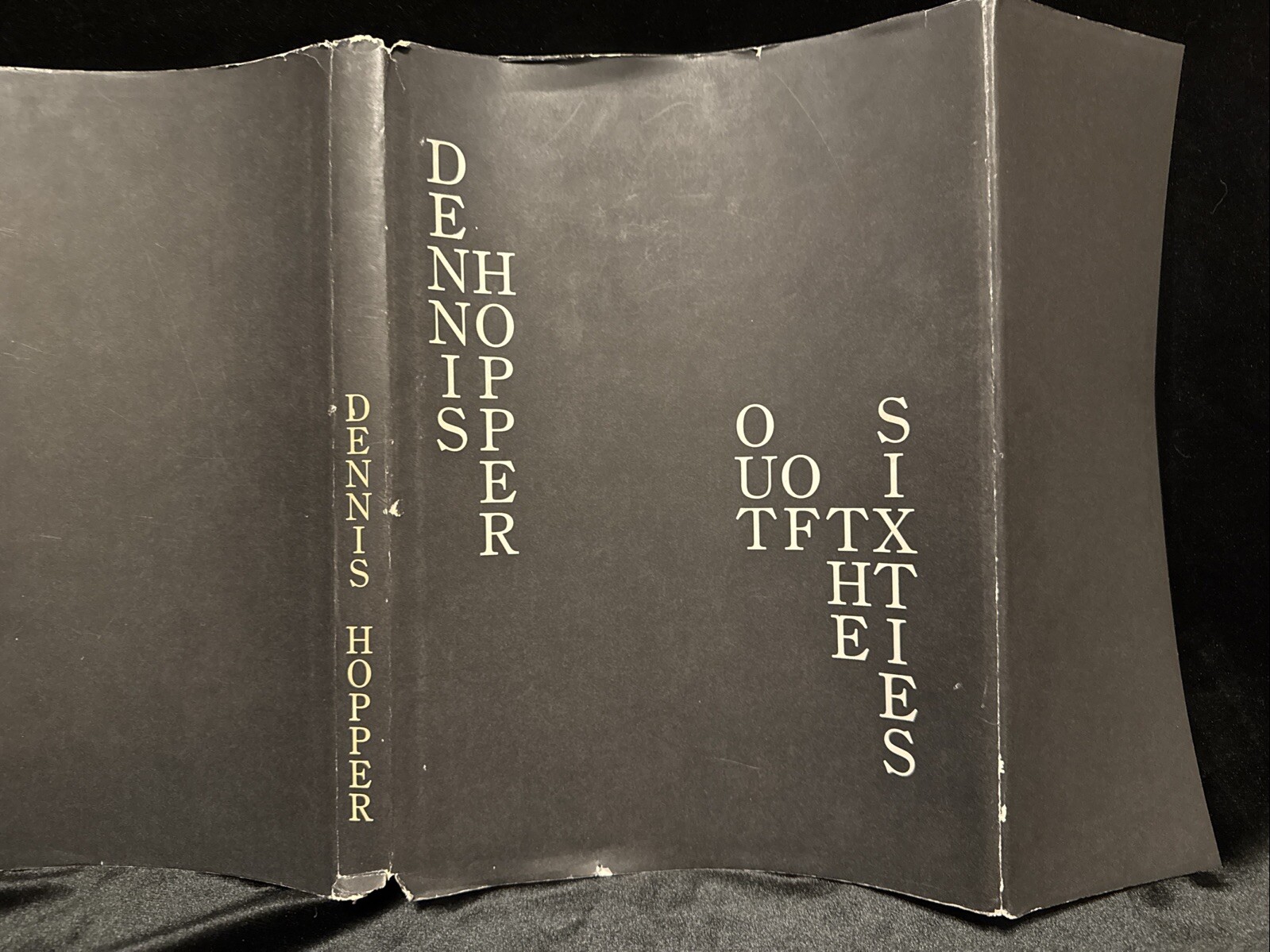 Signed–TWICE! – Dennis Hopper – Out of the Sixties – 1st Ed. – HC / DJ – F / G+