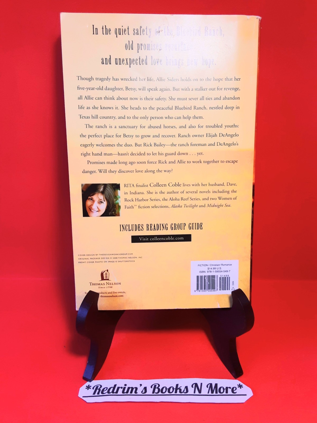 *Lonestar Sanctuary* Colleen Coble Softcover VERY GOOD Inspirational Romance