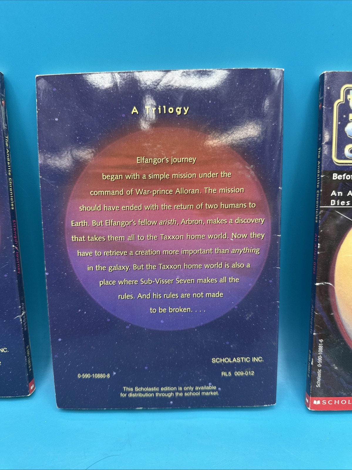 (ANIMORPHS, THE ANDALITE CHRONICLES, Trilogy ) By K A Applegate 1,2,3 Rare