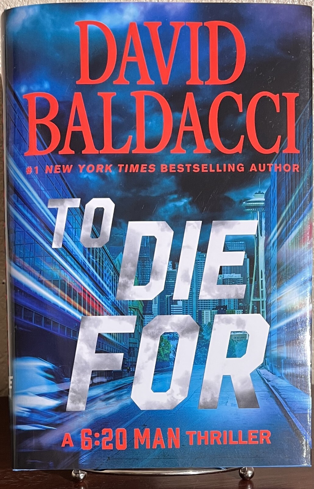 6:20 Man #3: TO DIE FOR by David Baldacci (2024, Hardcover) 1st/1st