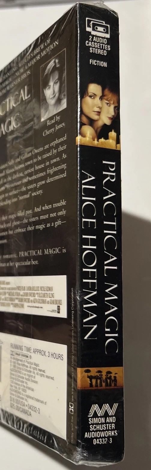 Practical Magic Audiobook Alice Hoffman Cherry Jones Cassette Vtg 1995 Sealed
