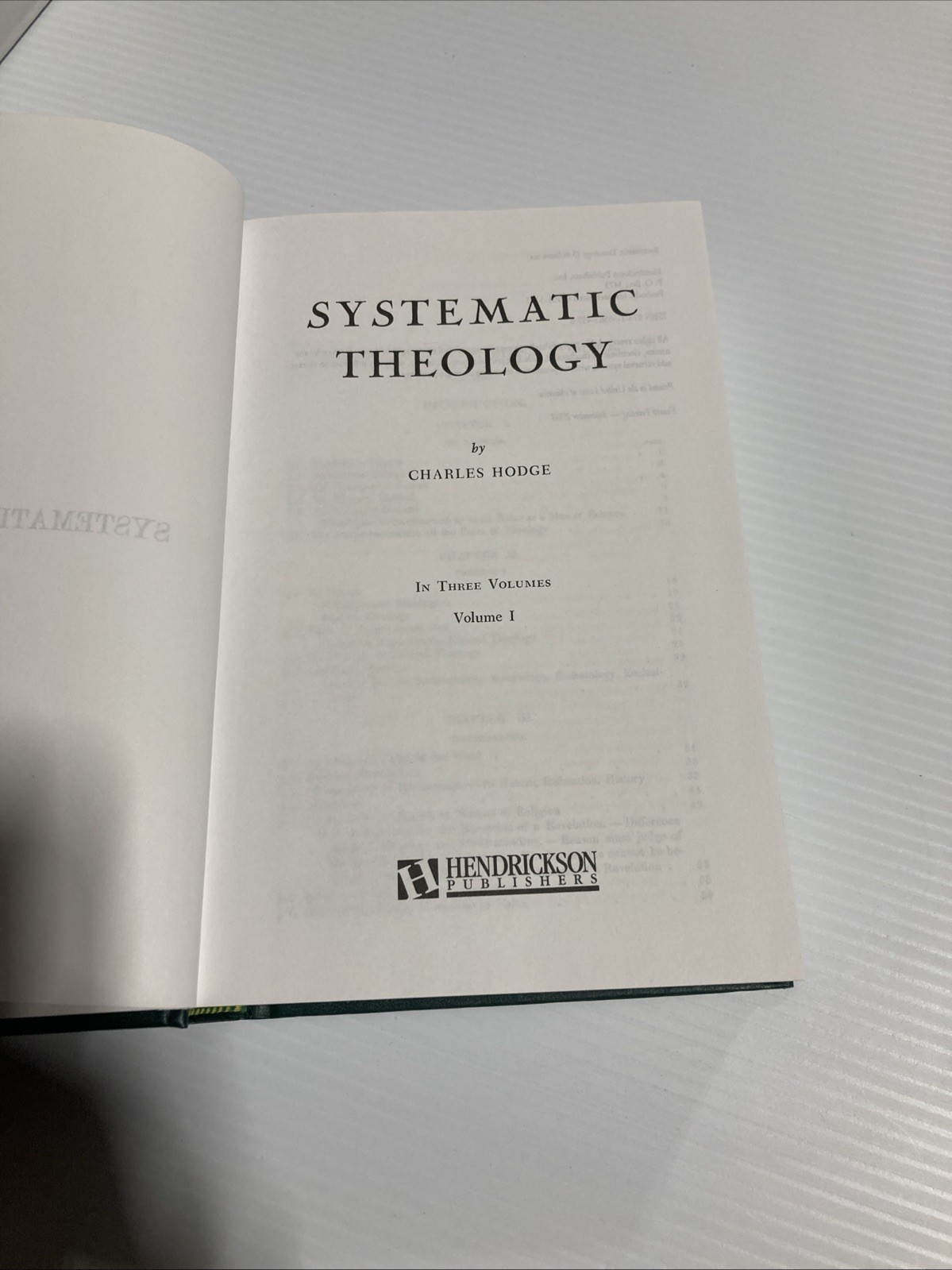 Complete 3-Volume Set : Systematic Theology by Charles Hodge (2008, Hardcover)