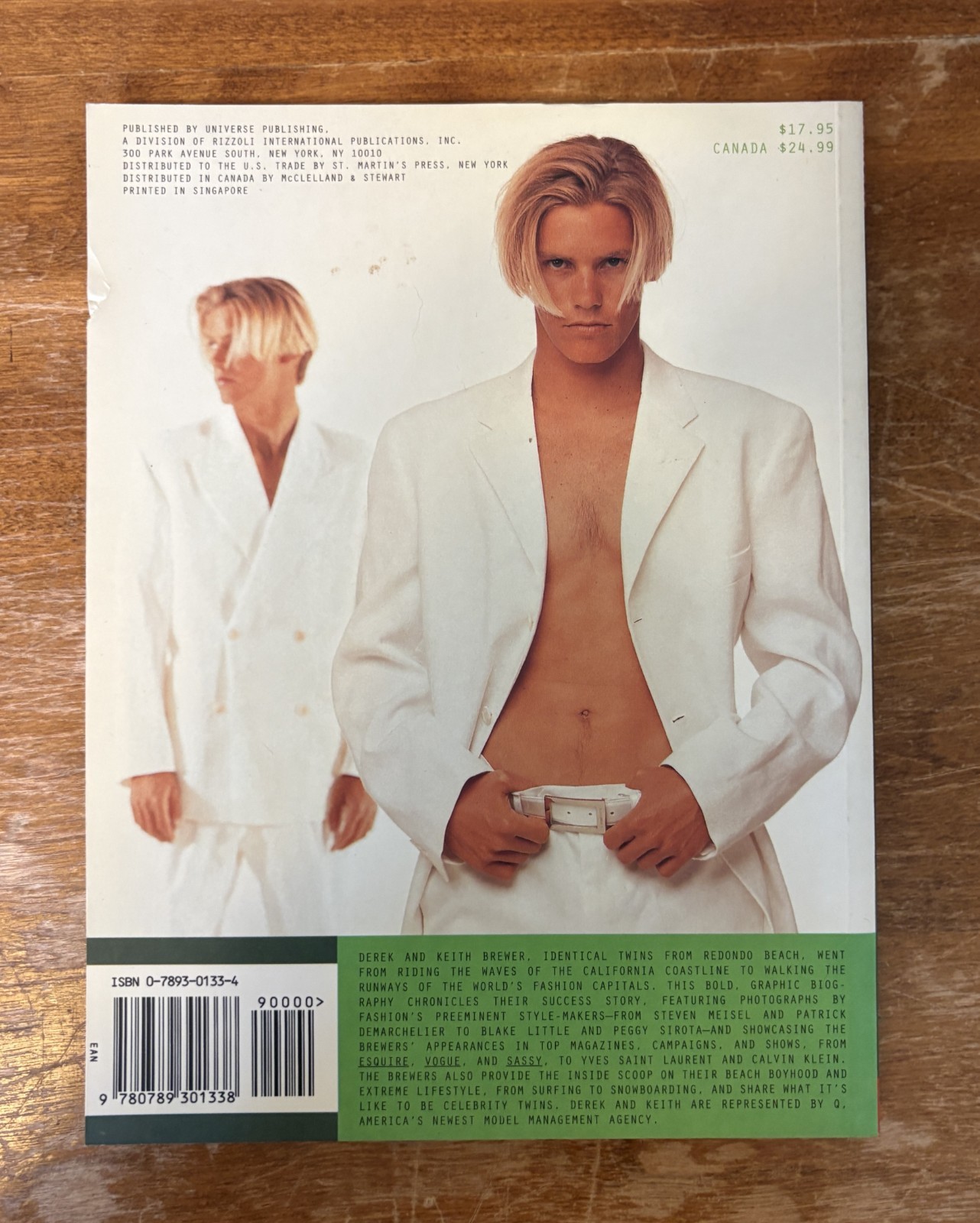 Brewer Twins Double Take Paul West Keith Brewer SC 1998 Photograph Gay Interest