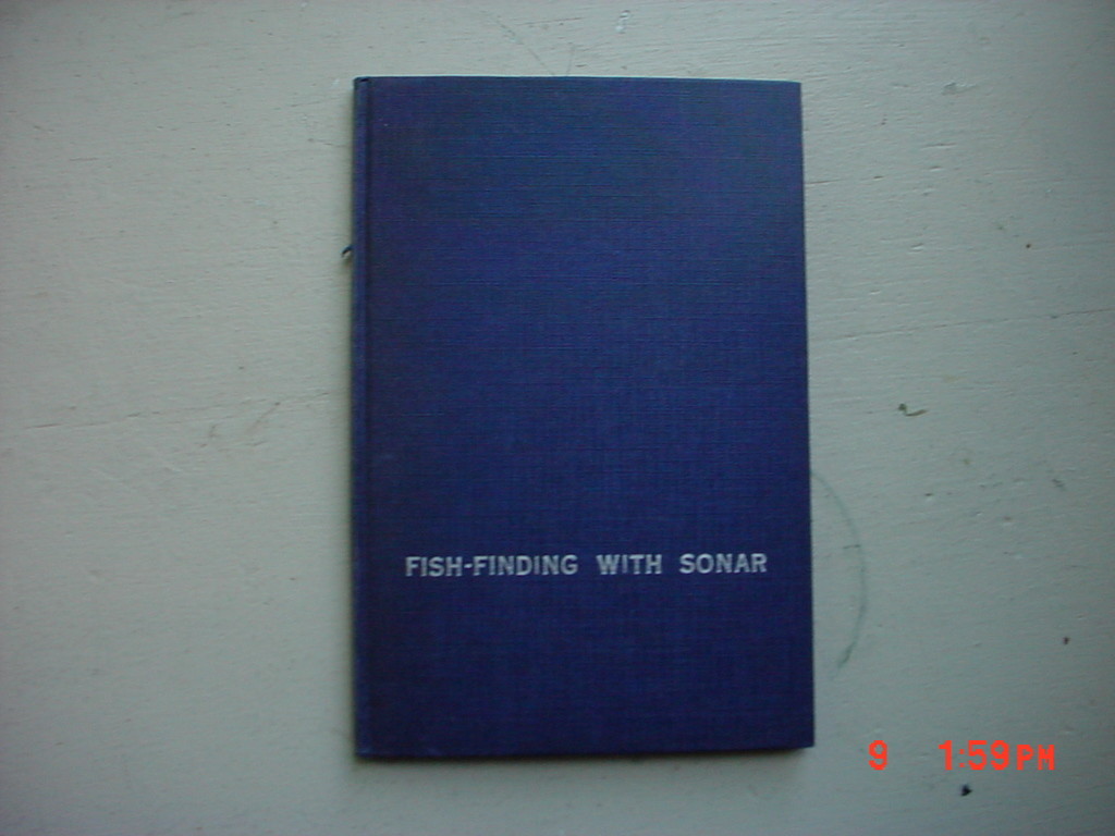 fish finding with sonar Simrad 1965