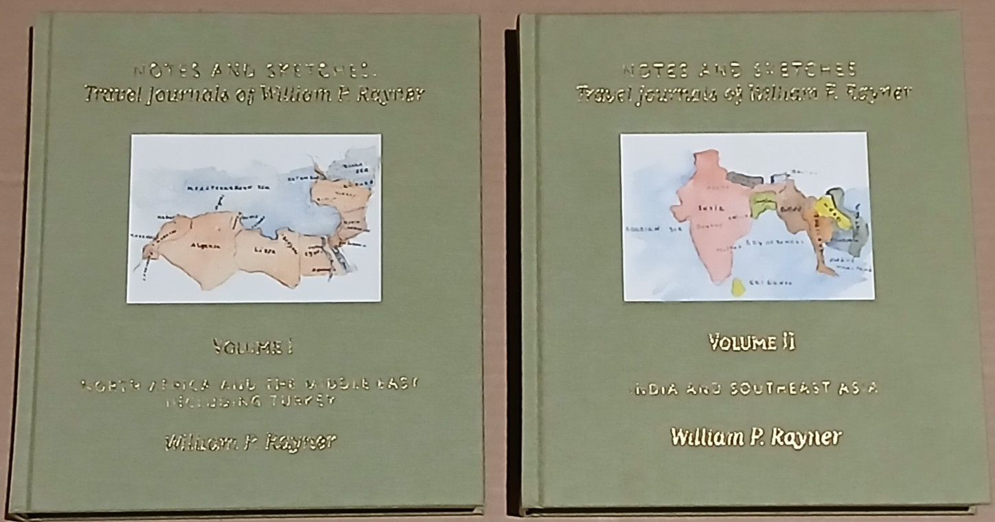 Notes and Sketches Volumes 1 2 by William P. Rayner 2013 Hardcovers w Slipcase
