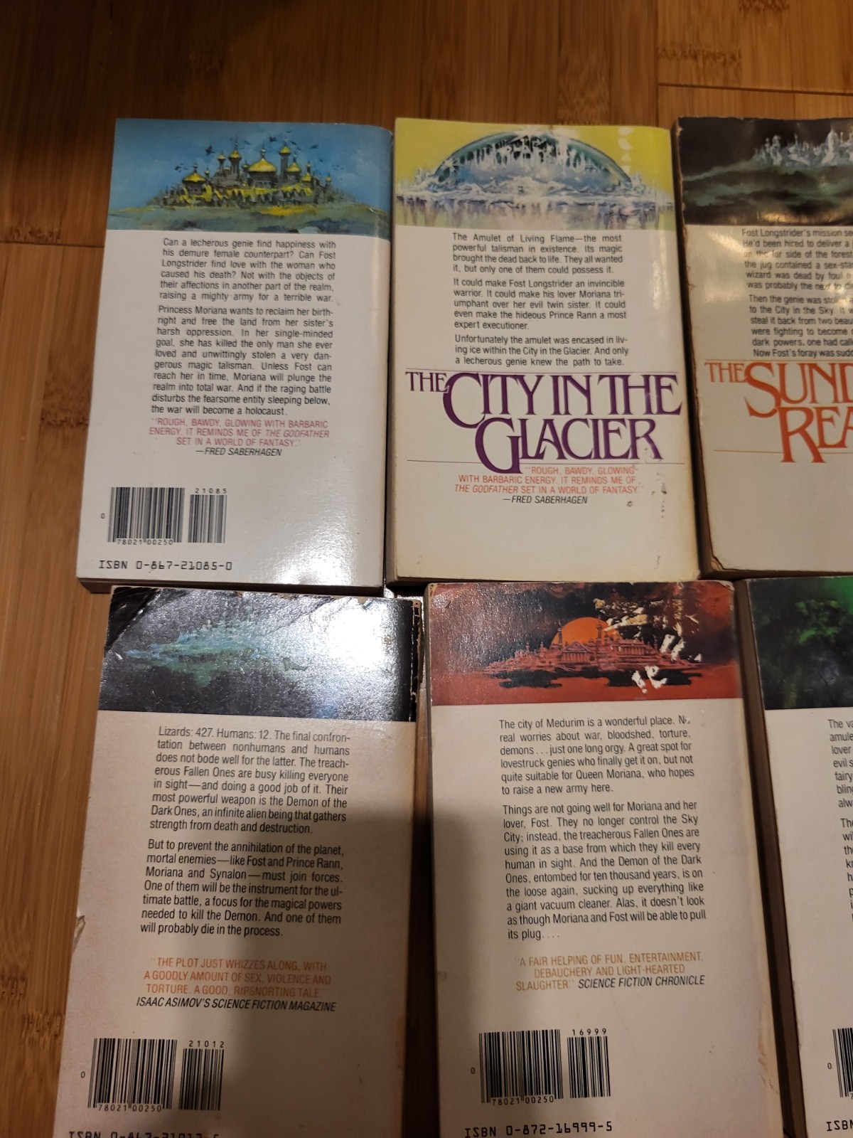 War of Powers books by Robert Vardeman Victor Milan Books 1-6, 1 And 2