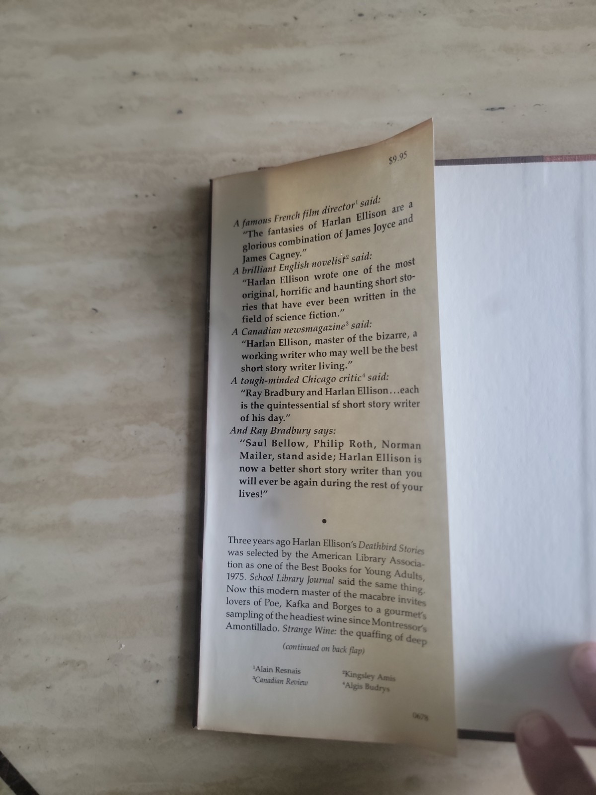 Strange Wine by Harlan Ellison | First Edition (1978) |