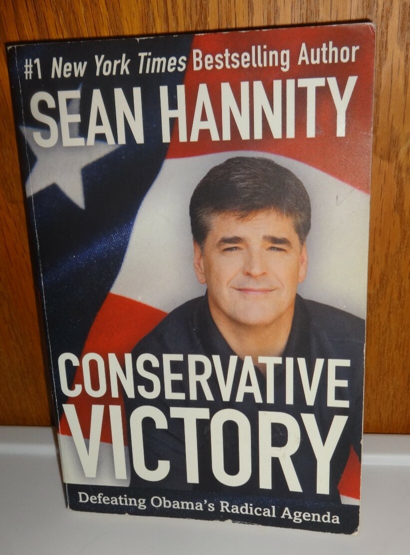 Sean Hannity Conservative Victory book, Soft cover, 248 pages, good condition