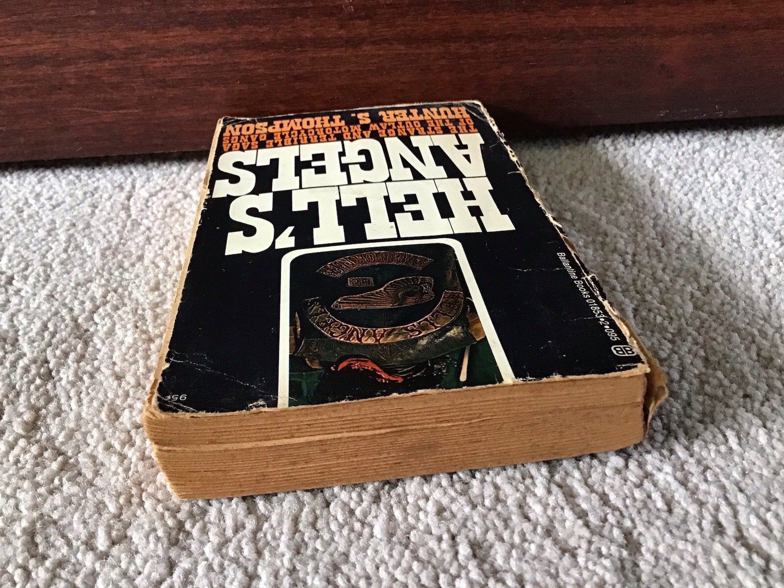 HELL’S ANGELS by Hunter S. Thompson 1970 Ballantine Books 8th Printing Paperback