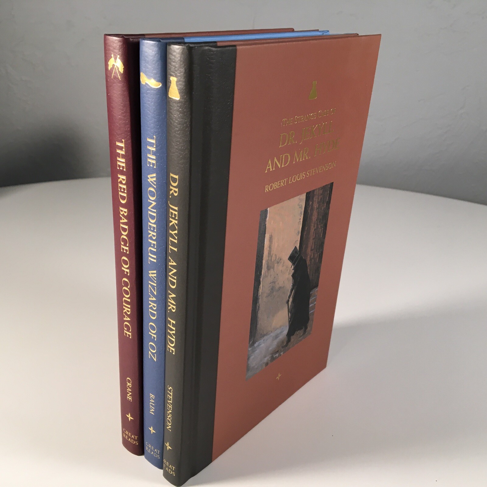 Great Reads 3 HC Classics: Jekyll & Hyde, Wizard Of Oz, Red Badge Of Courage