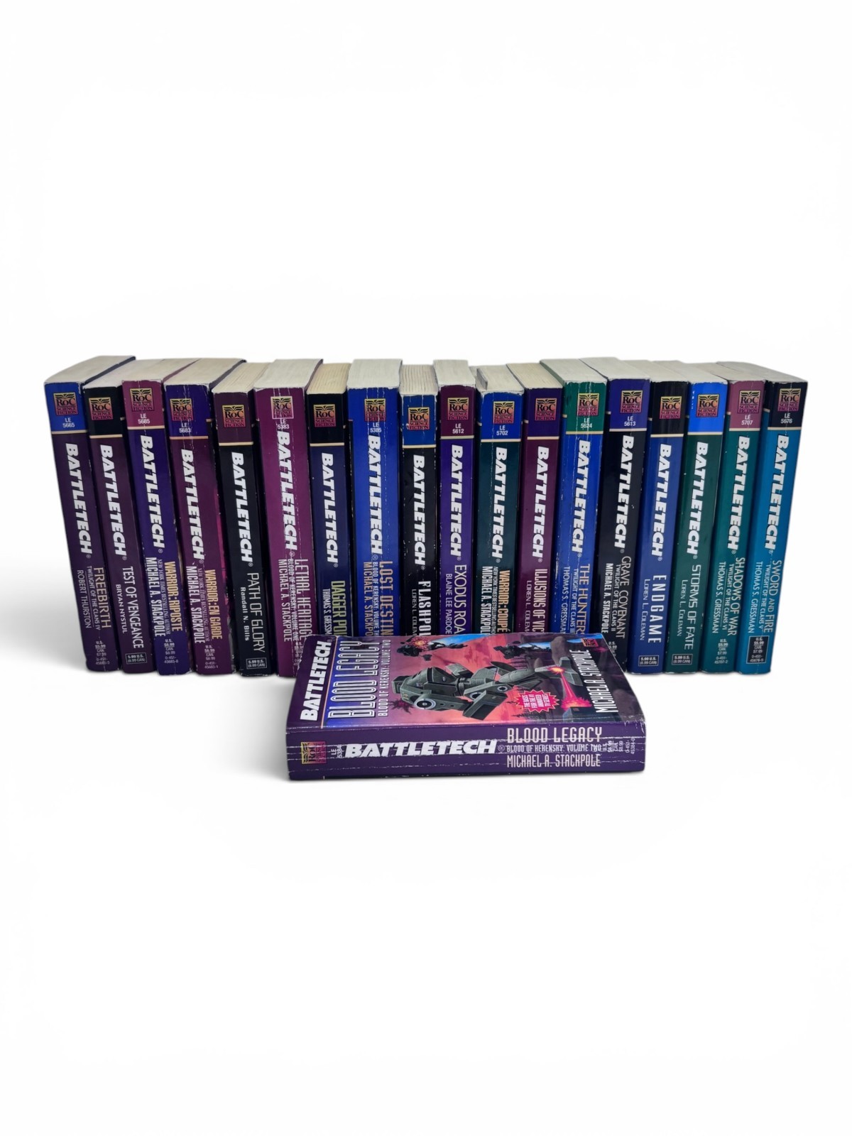 Lot Of 19 Battle Tech ROC Science Fiction