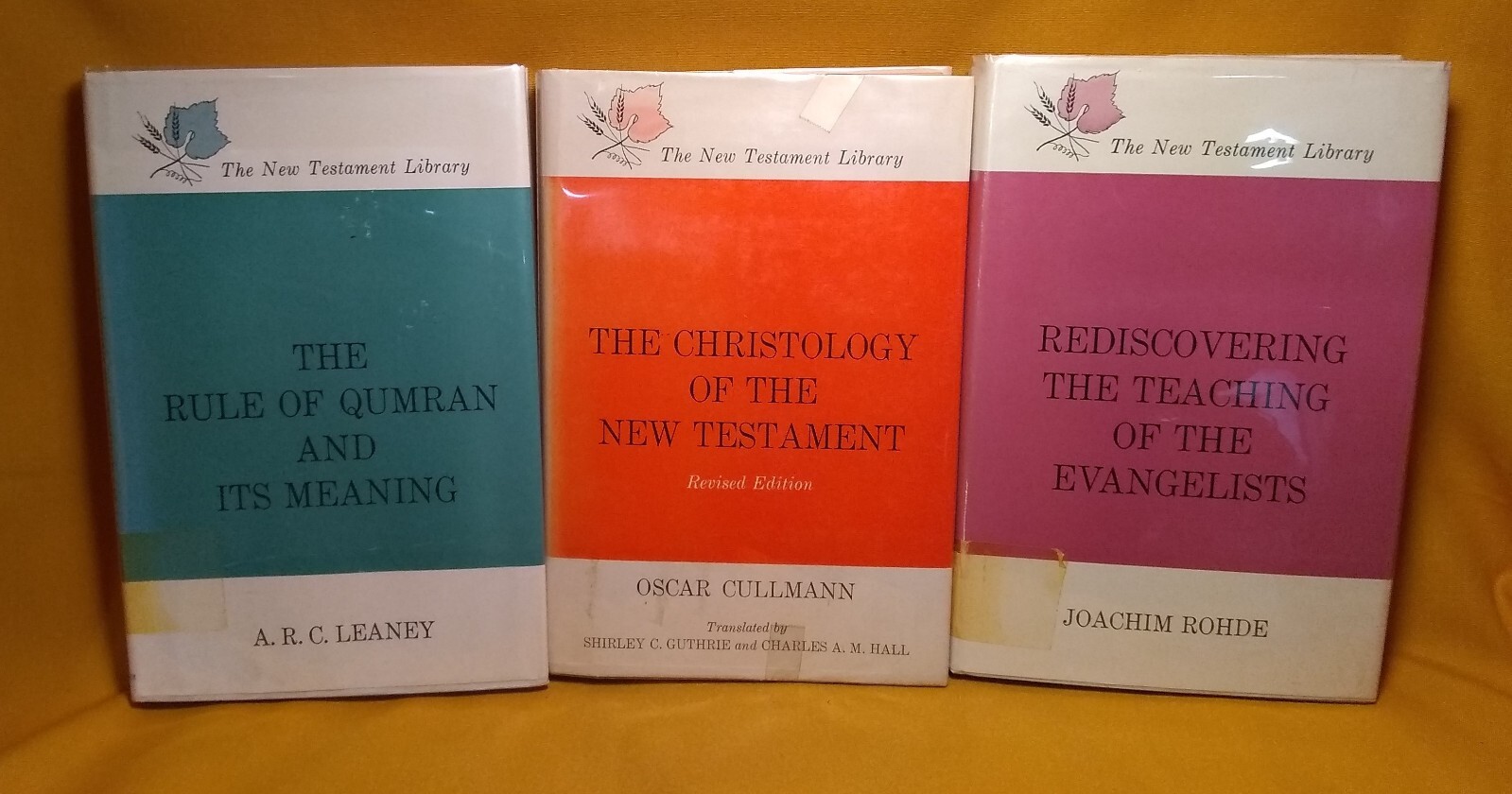New Testament Library Westminster Press Christology Evangelist Qumran 3 HCDJ lot