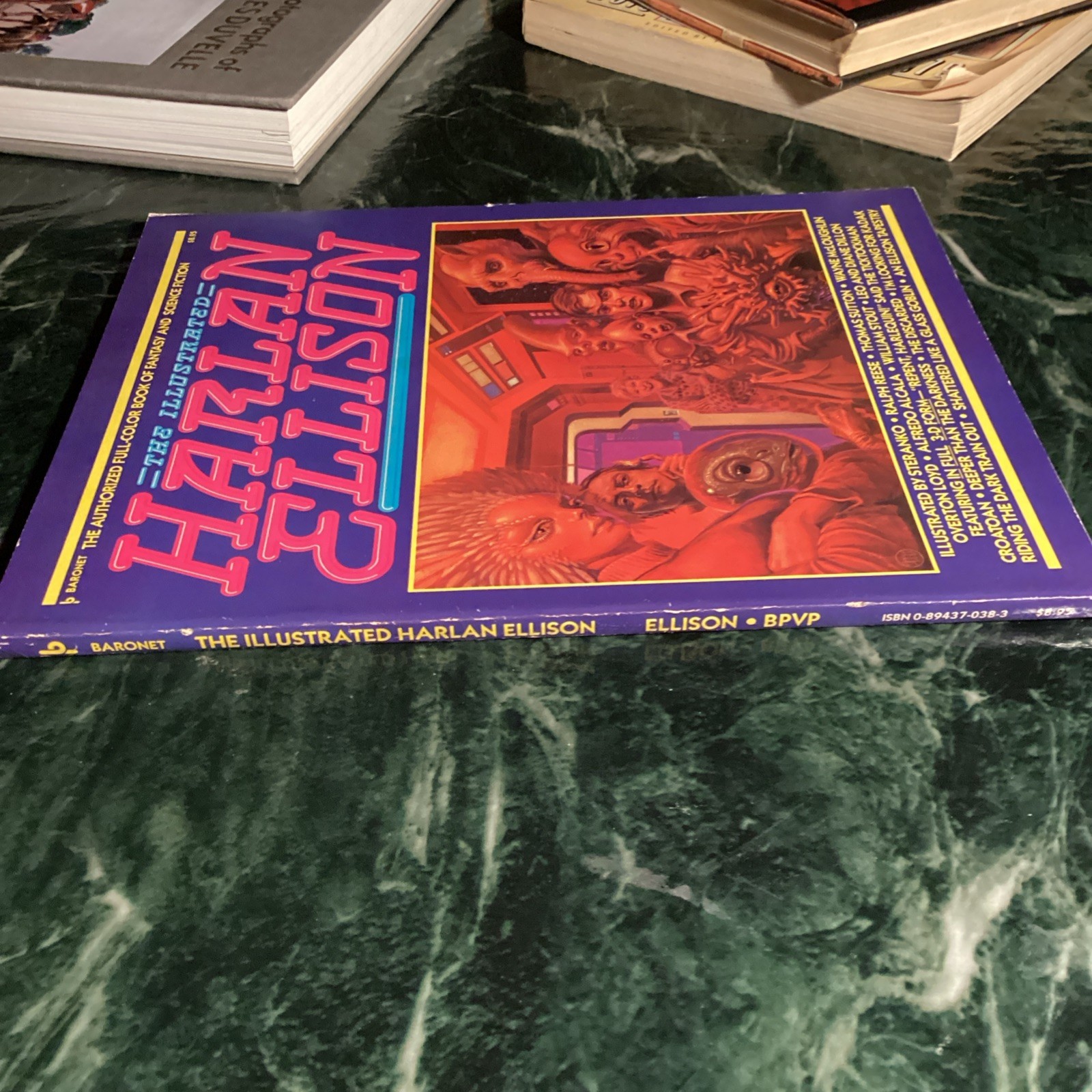 The Illustrated Harlan Ellison (Baronet Publishing 1978) 3D Glassss