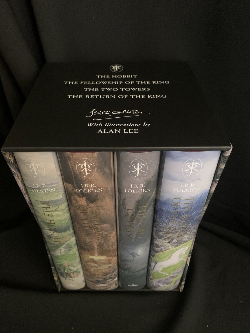 NEW CLEAN FRESH SEALED! Hobbit & Lord of the Rings JRR TOLKIEN Box Set Hardcover