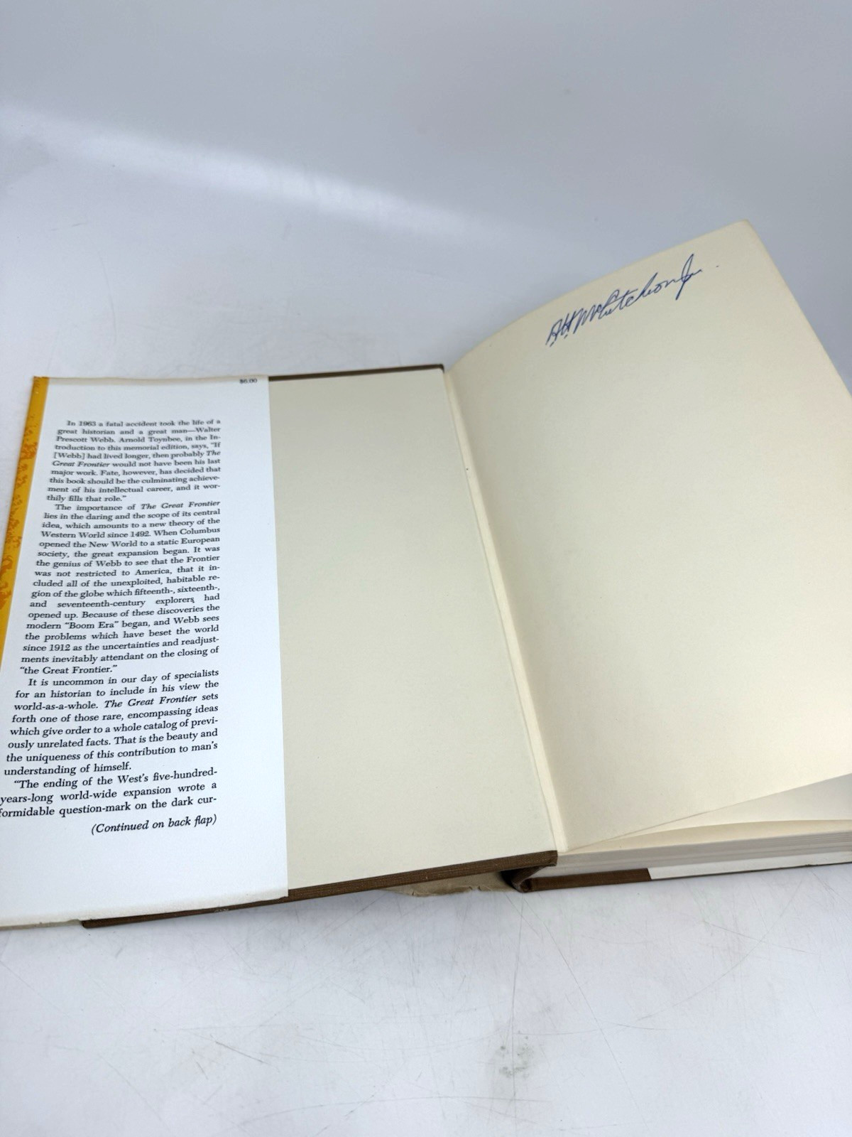 THE GREAT FRONTIER By Walter Prescott Webb Western History Hardcover 1964