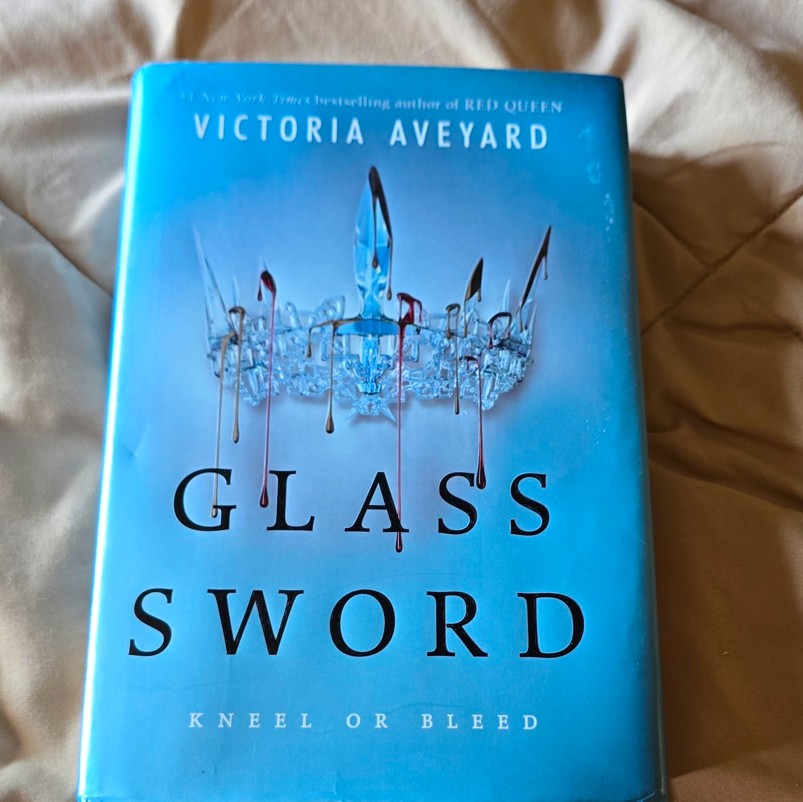Victoria Aveyard Glass Sword Red Queen Ser HC 1st Ed DJ 2016 HarperTeen