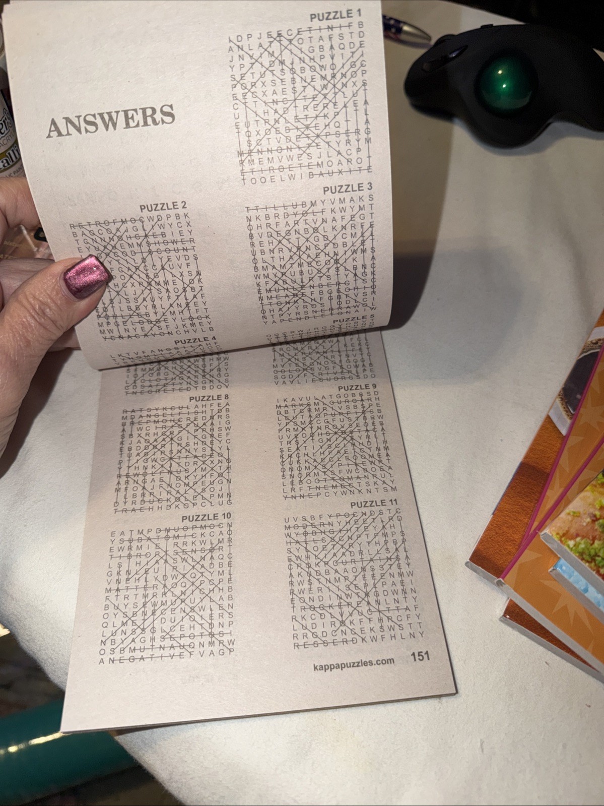 KAPPA Word-Find Pocket Puzzle Volume 182 Pages 162 W/ 73 Puzzles Large Print NEW