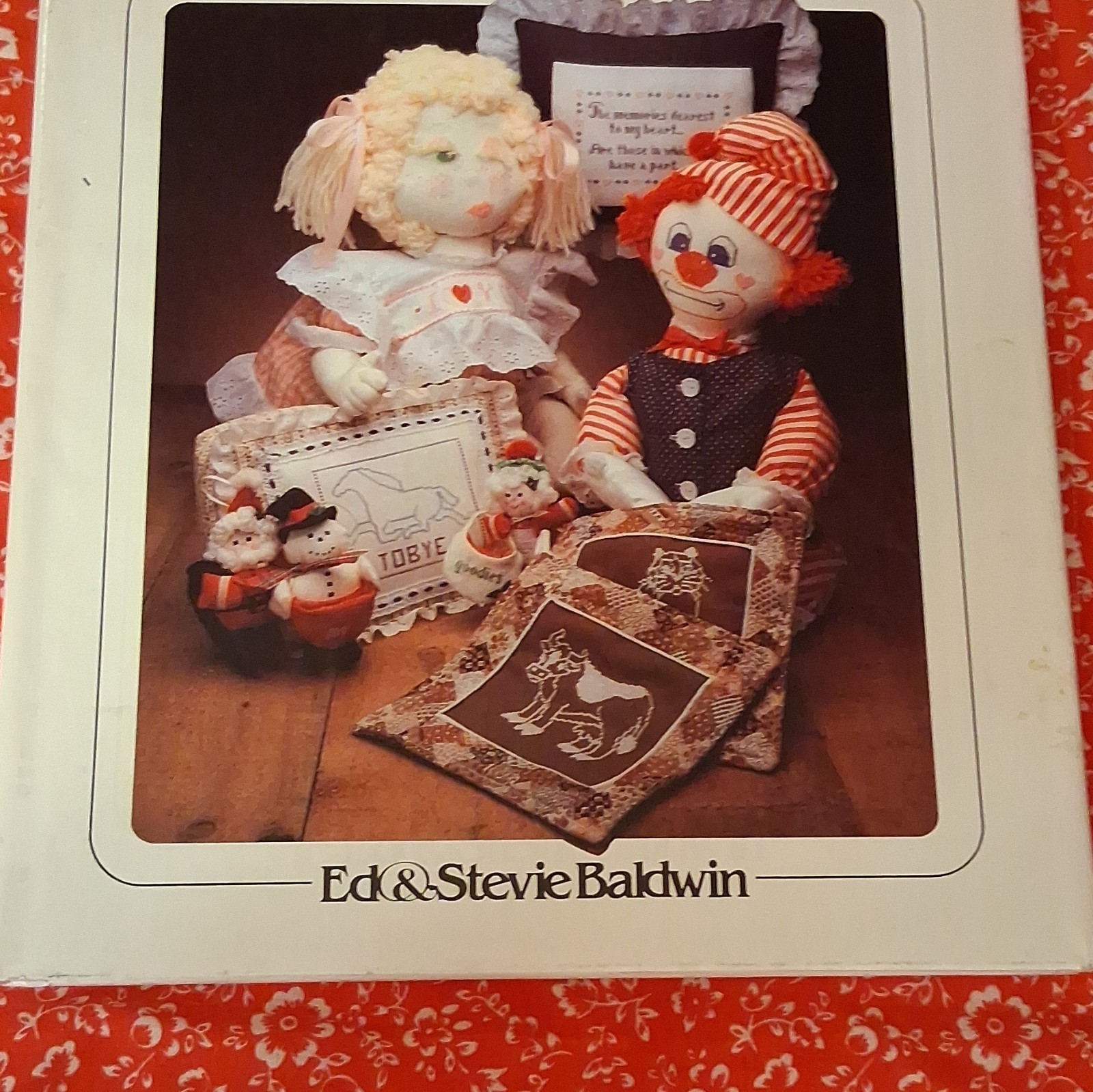 Ed & Stevie Baldwin Cross Stitch Needlework Activity Book PB Illustrated ISBN