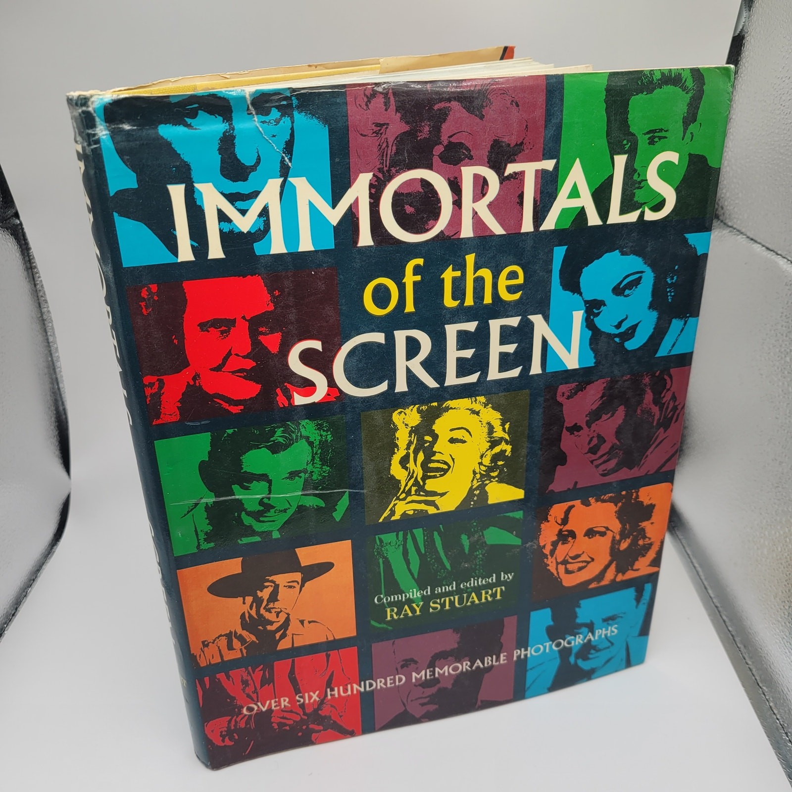 Immortals of the Screen HC Good DJ rips 1965 600+ B&W pictures Ephemera