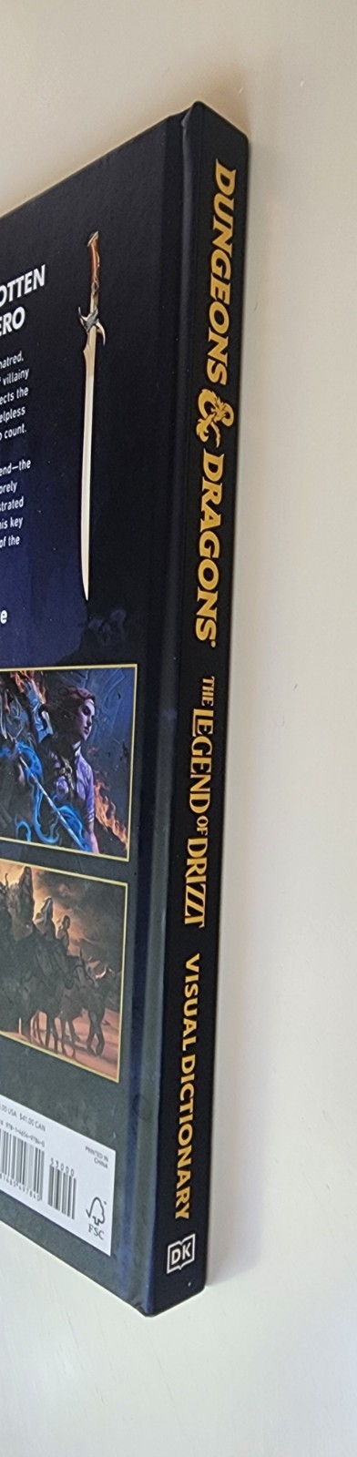 DK Dungeons & Dragons Legend of Drizzt Visual Dictionary Hardcover Witwer