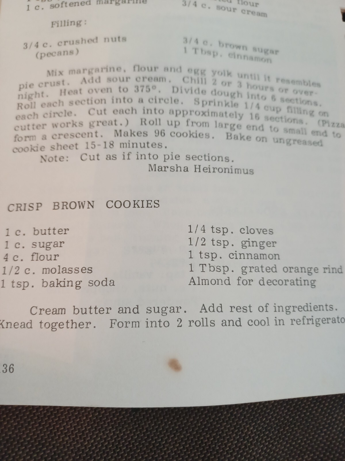 Timber-Lee Christian Center 1982 Cookbook Spiral Ring church recipes 207 Pages