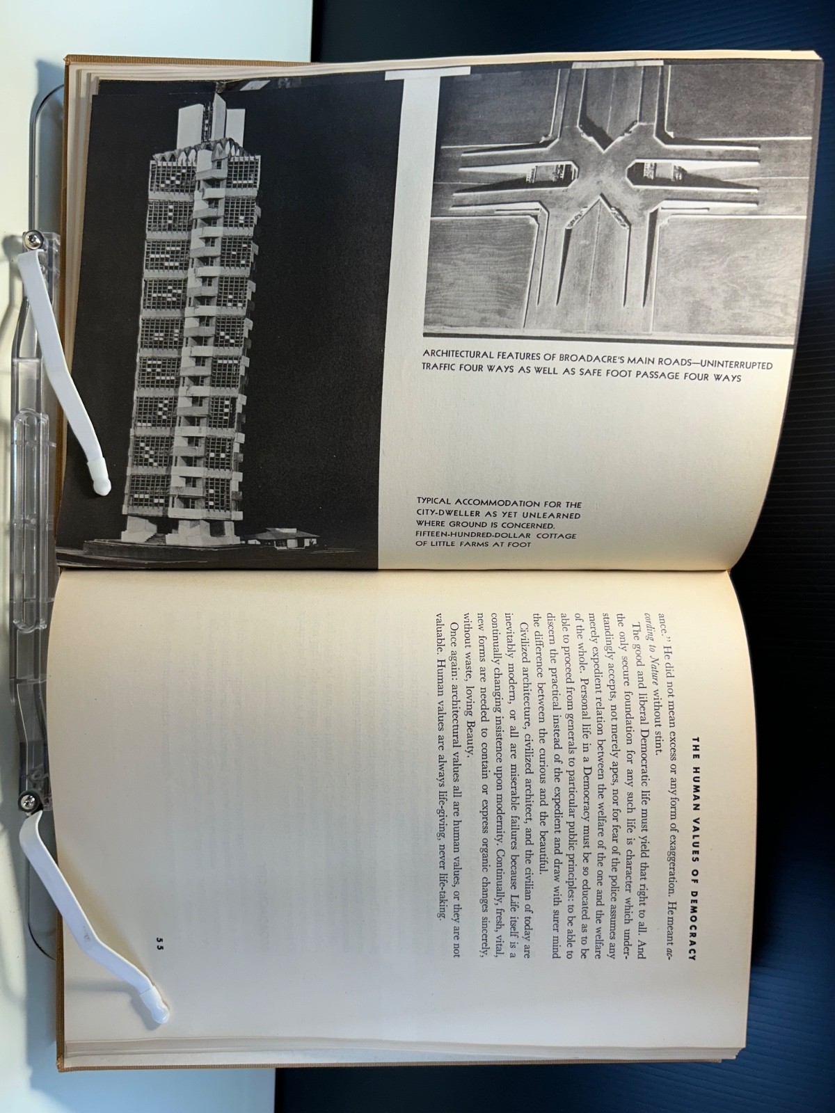 When Democracy Builds by F.L. Wright, University of Chicago, 1945 first, good