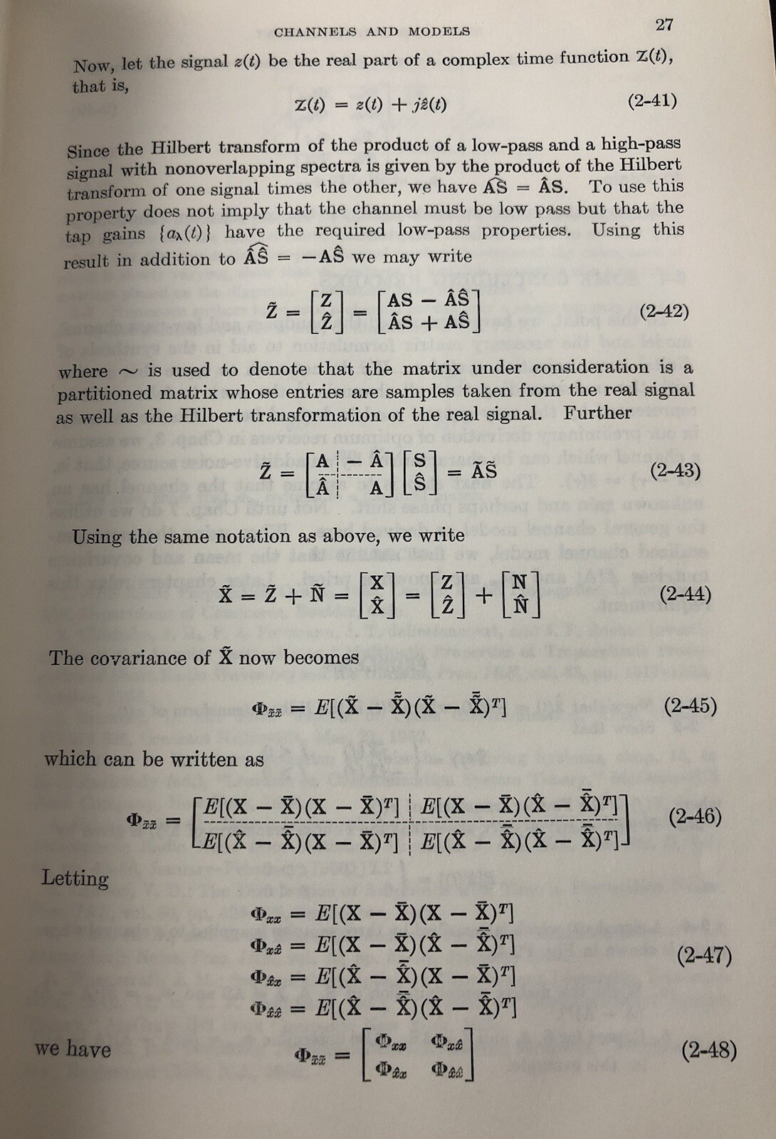 Signal Detection Theory By Hancock & Wintz Electrical Engineering Series Vg2