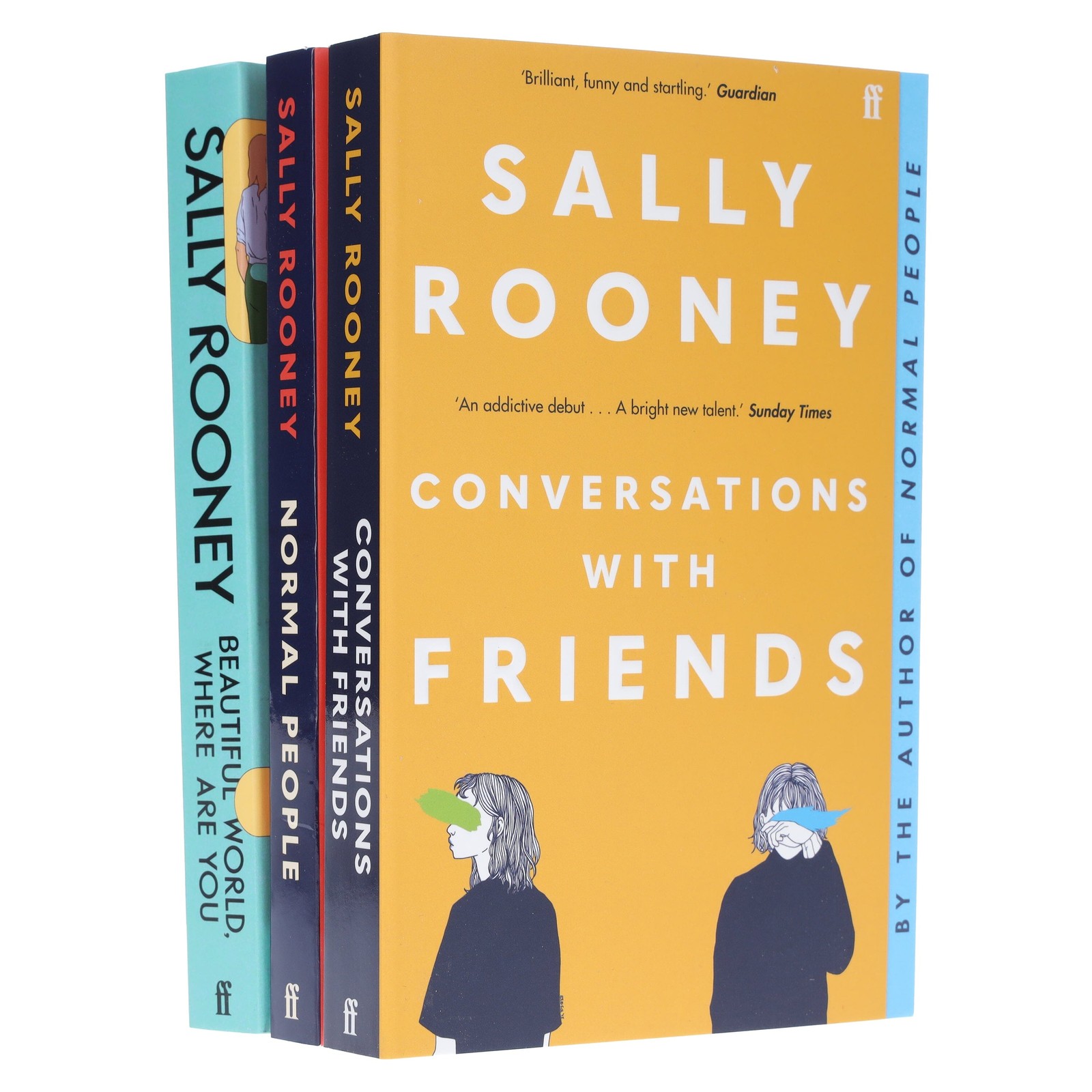 Sally Rooney 3 Books (Conversations with Friends, Normal People & Beautiful…)