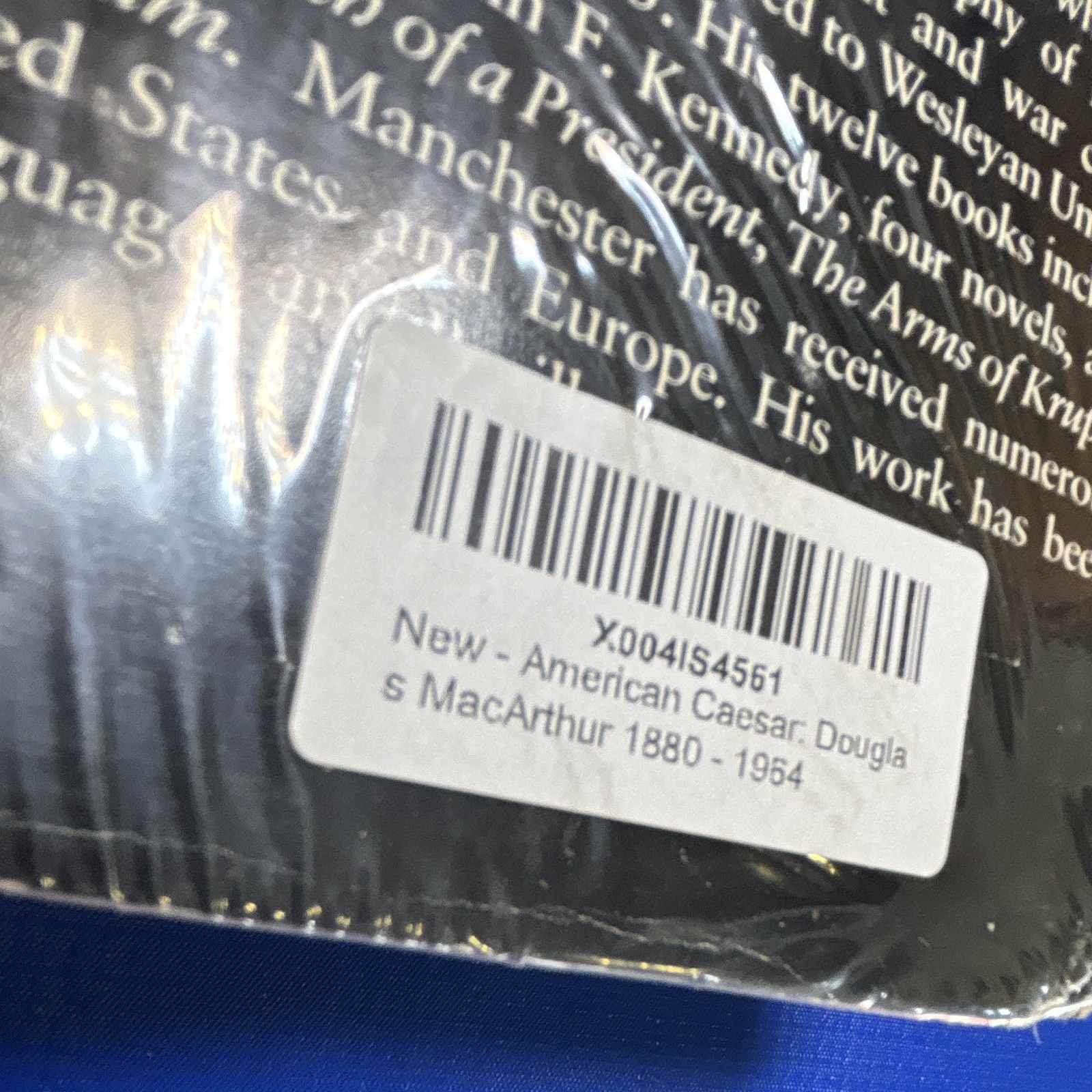 NEW SEALED AMERICAN CAESAR: DOUGLAS MACARTHUR WILLIAM MANCHESTER RARE 1978