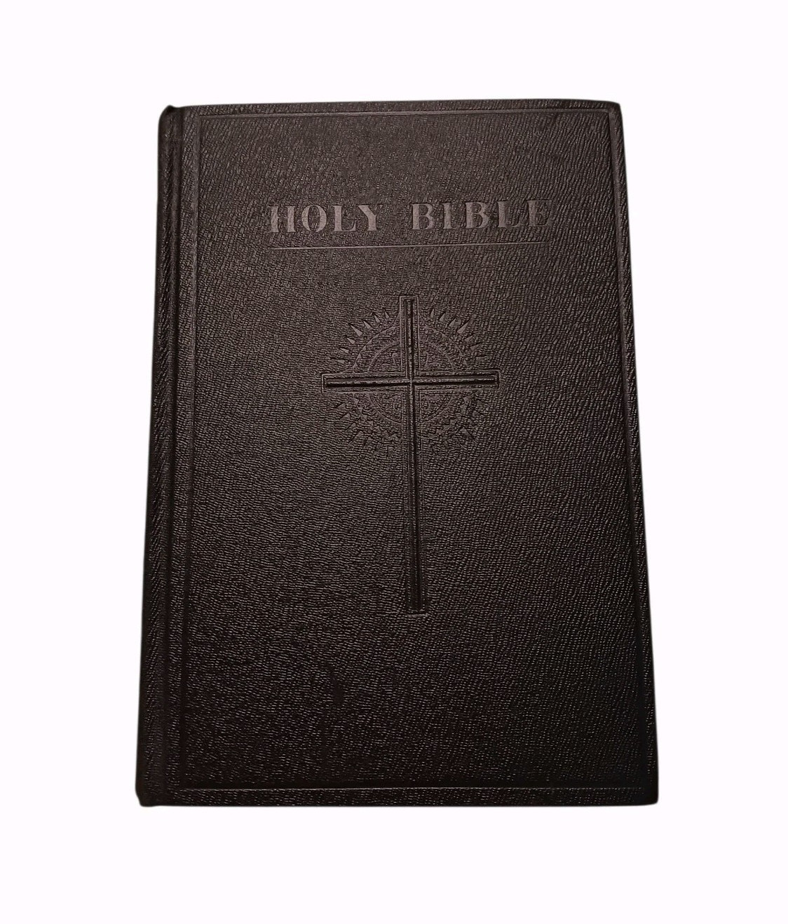 Vtg 50s The Holy Bible New Catholic Edition Confraternity Douay Version Hardback