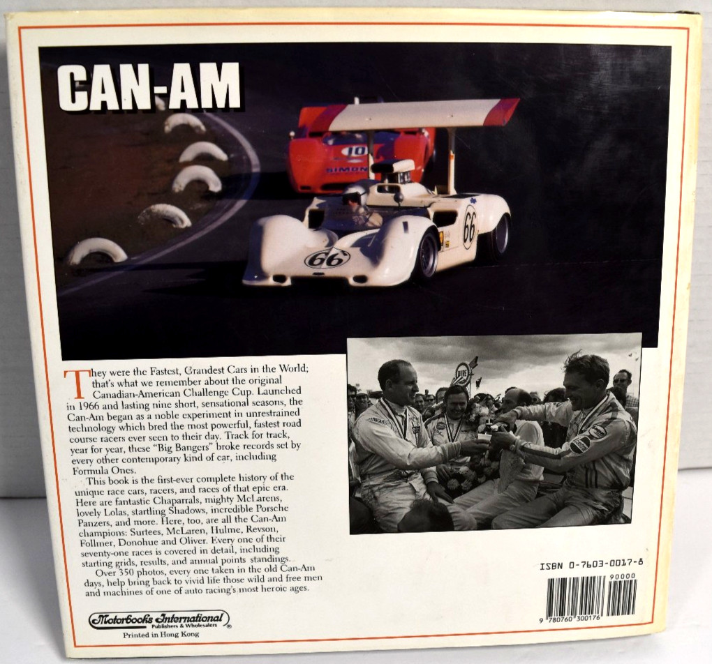 CAN-AM by Pete Lyons MBI Hardcover *GOOD*