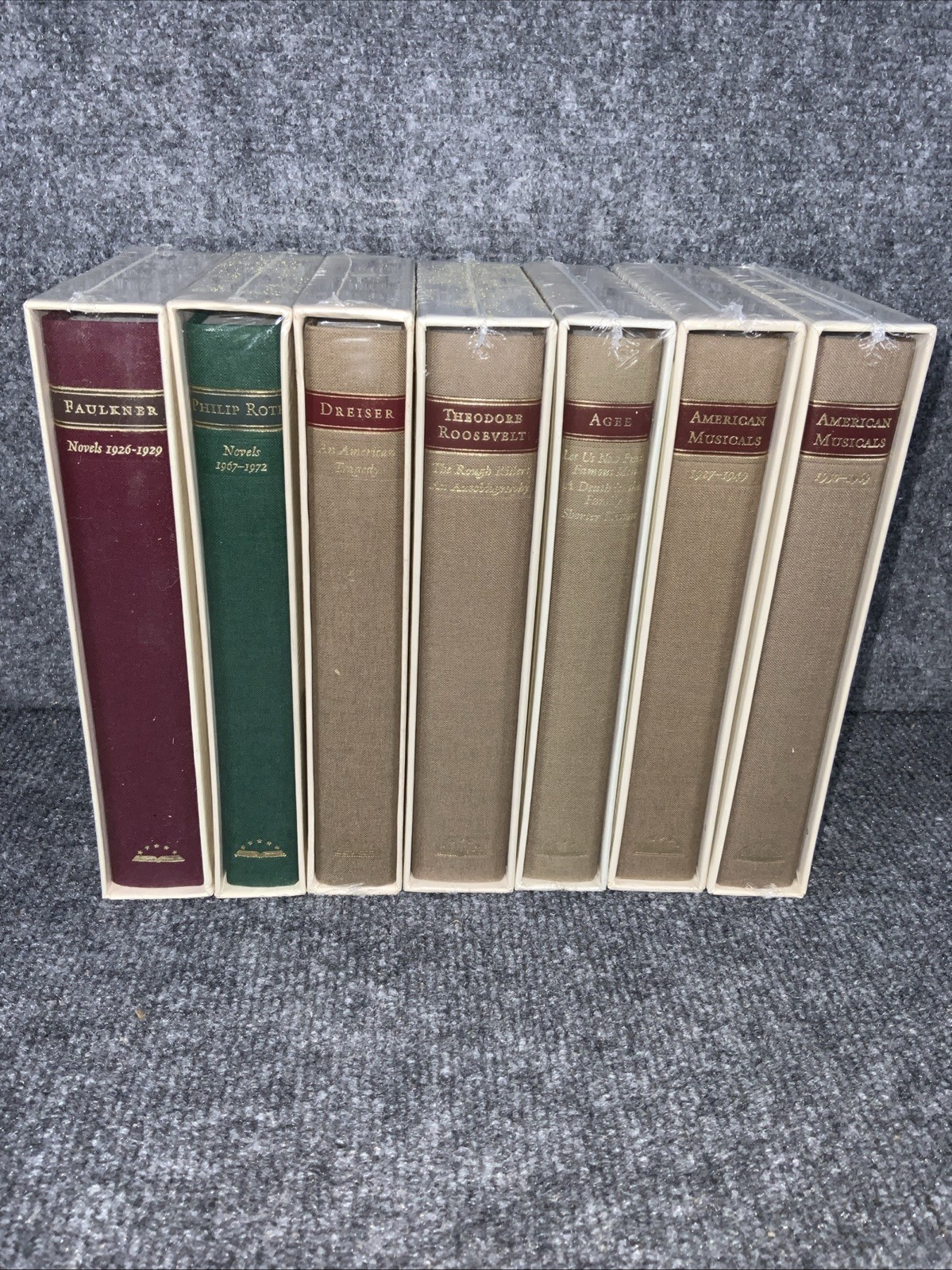7 FACTORY-SEALED LIBRARY OF AMERICA VOLUMES