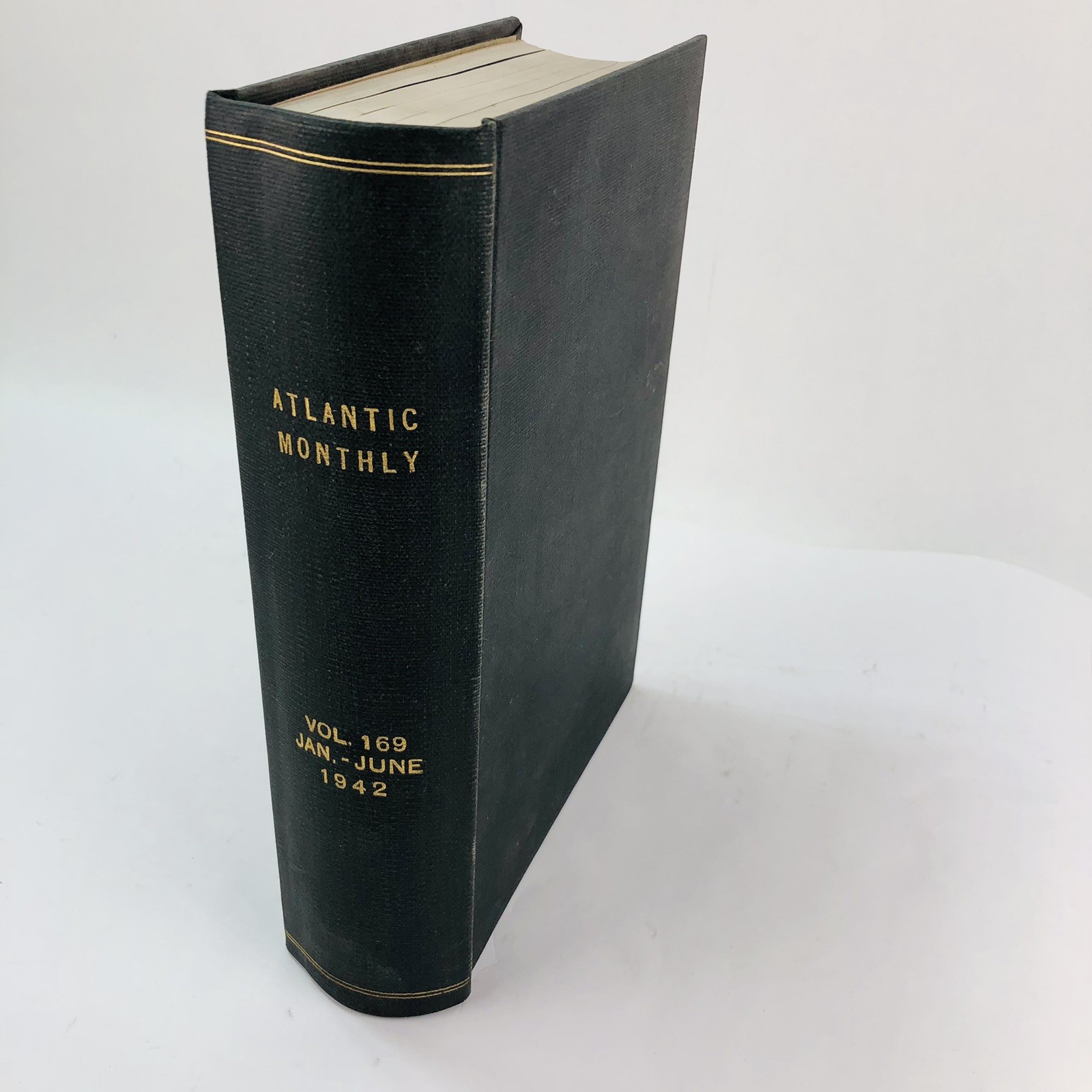 The Atlantic Monthly January-June 1942 Magazine Book Bound Hardbound Volume 169