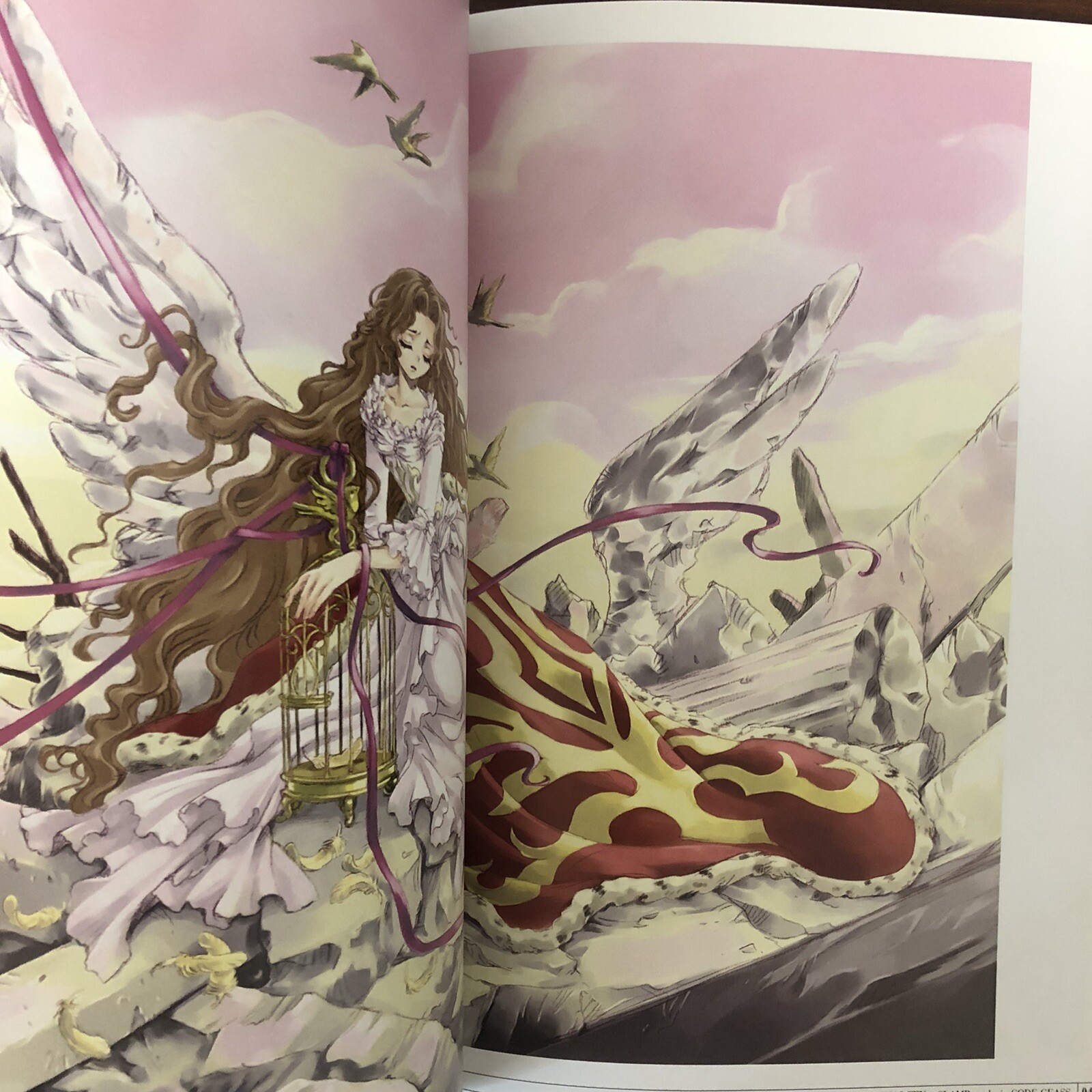 MUTUALITY CLAMP Works in CODE GEASS Art Book Illustration Anime