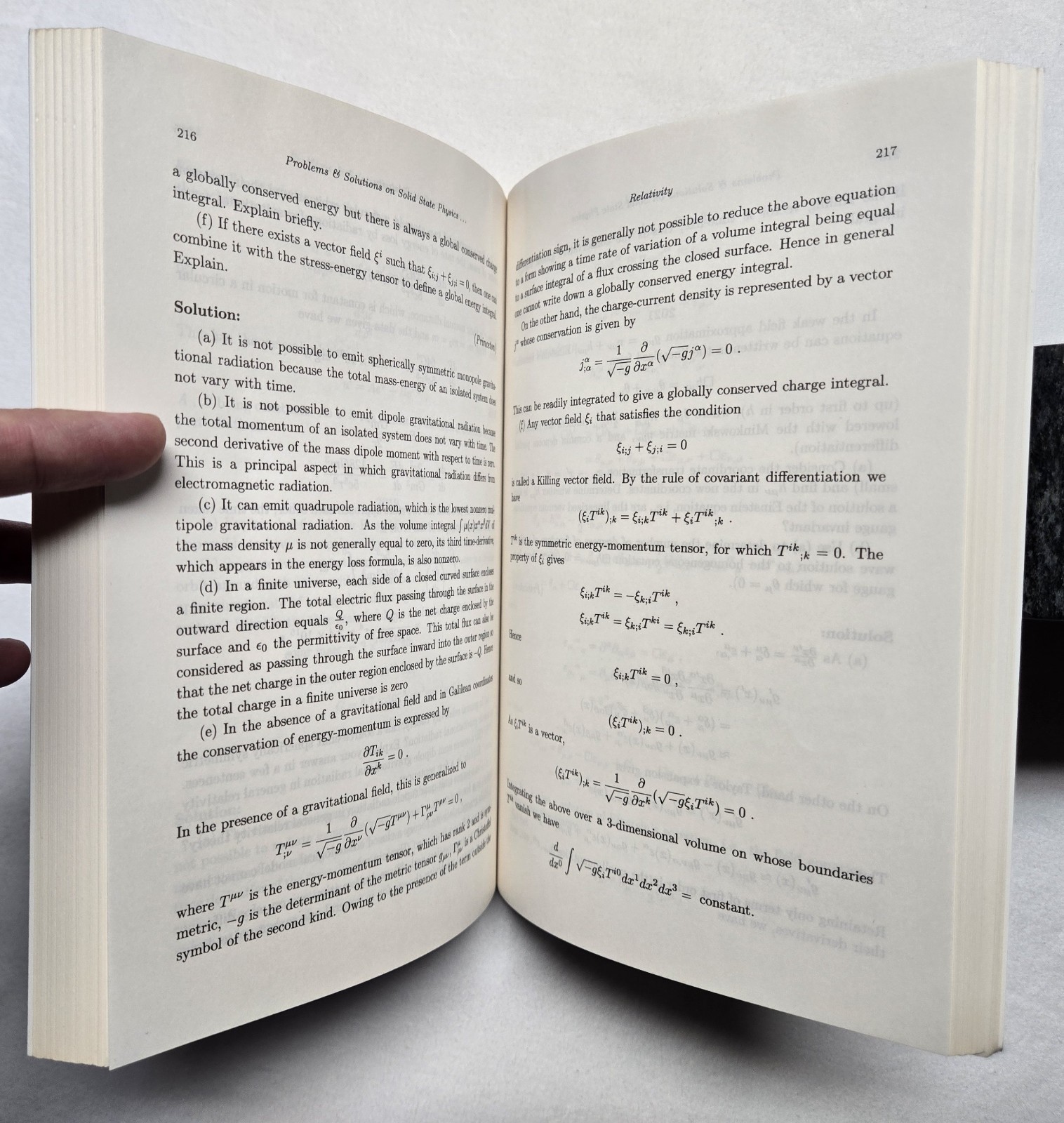 Problems & Solutions On Solid State Physics, Relativity And Miscellaneous Topics