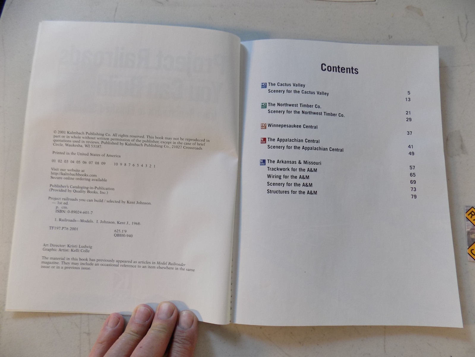 Model Railroader Project Railroads You Can Build 2001 Kent Johnson (062409)