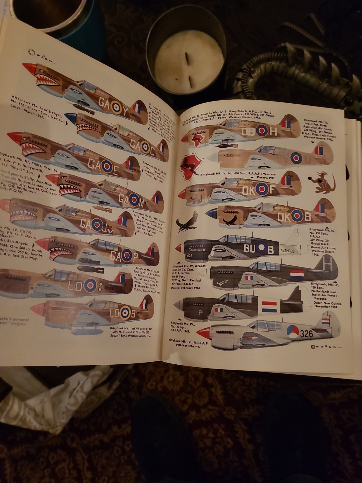 Aircraft in Profile Volumes 1-6 Complete Set, HC, fighter Bomber World War 1 2 +