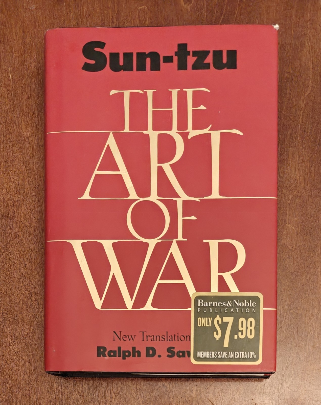 Sun Tzu The Art Of War By Ralph D. Sawyer Hardcover Good Condition